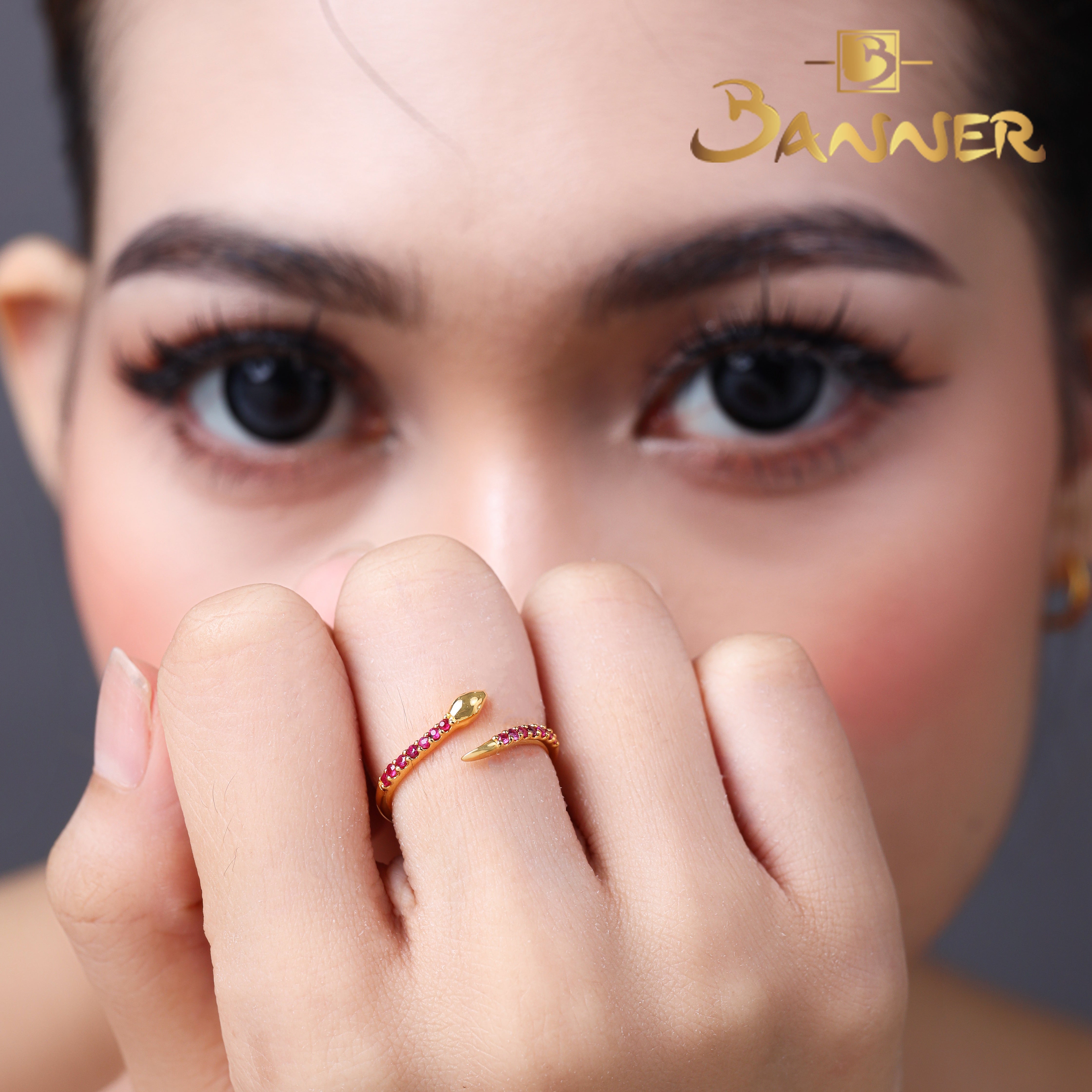 Ruby Viper Ring