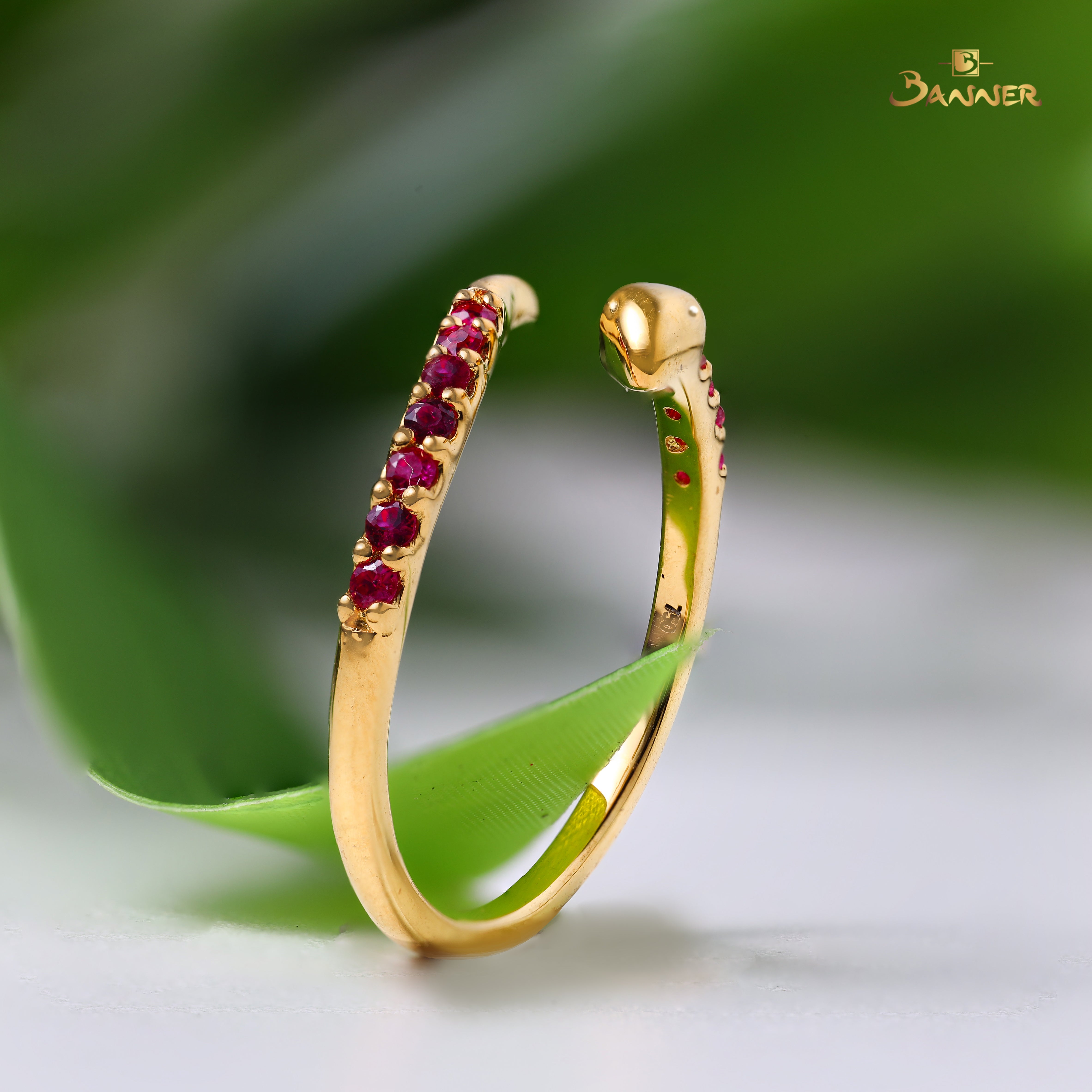 Ruby Viper Ring