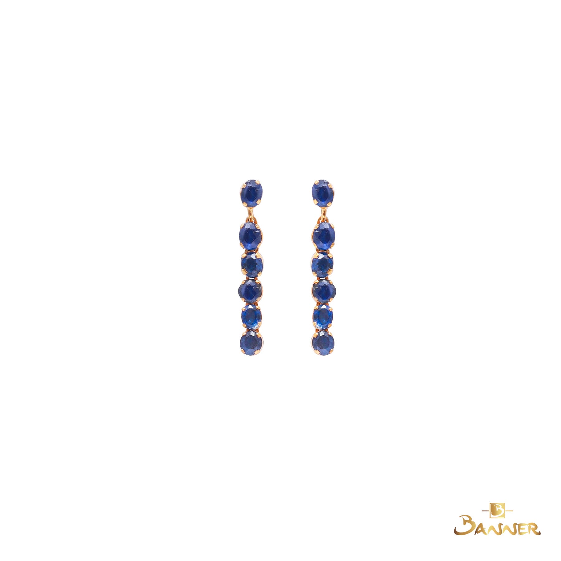 Sapphire Dangle Earrings