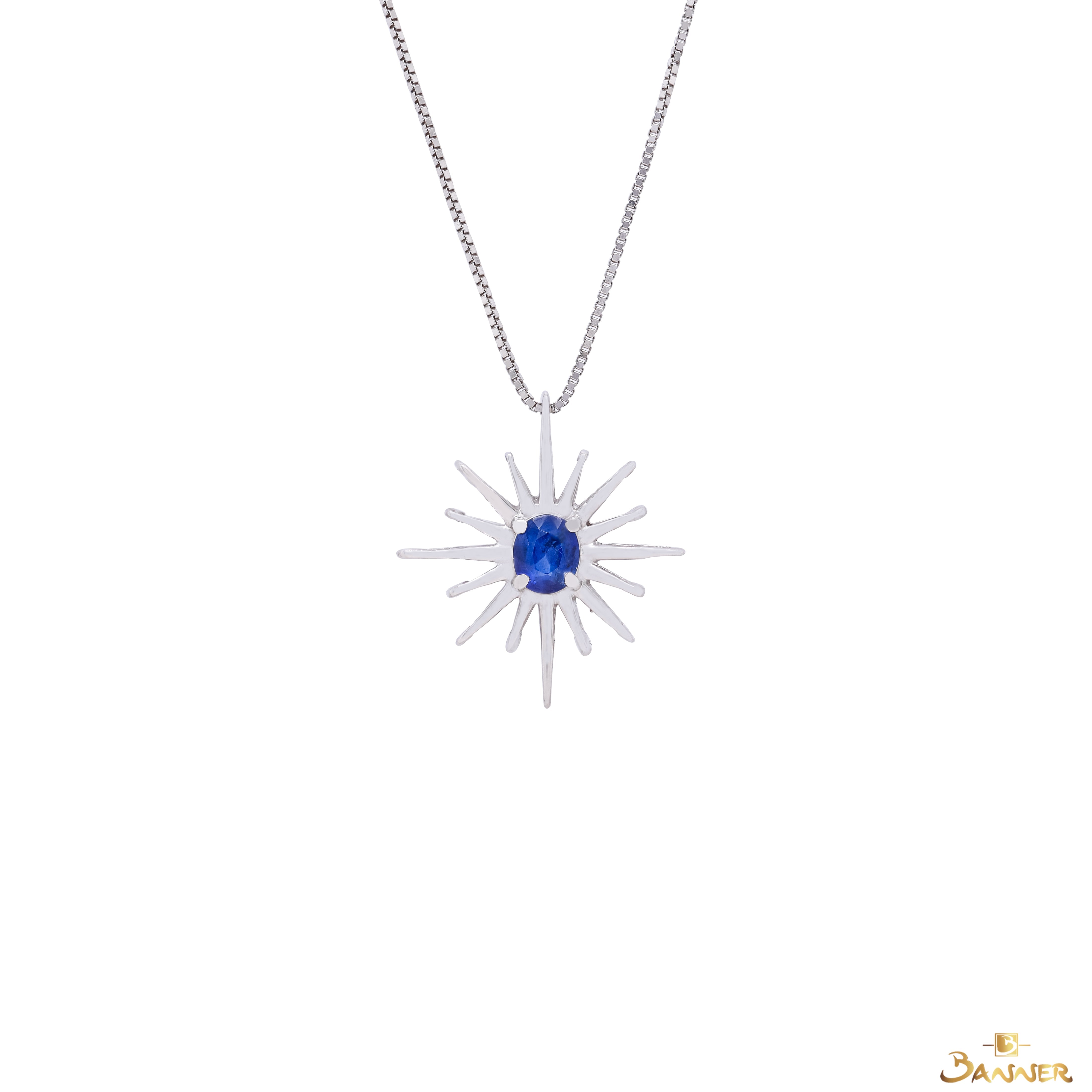 Sapphire Nova Pendant