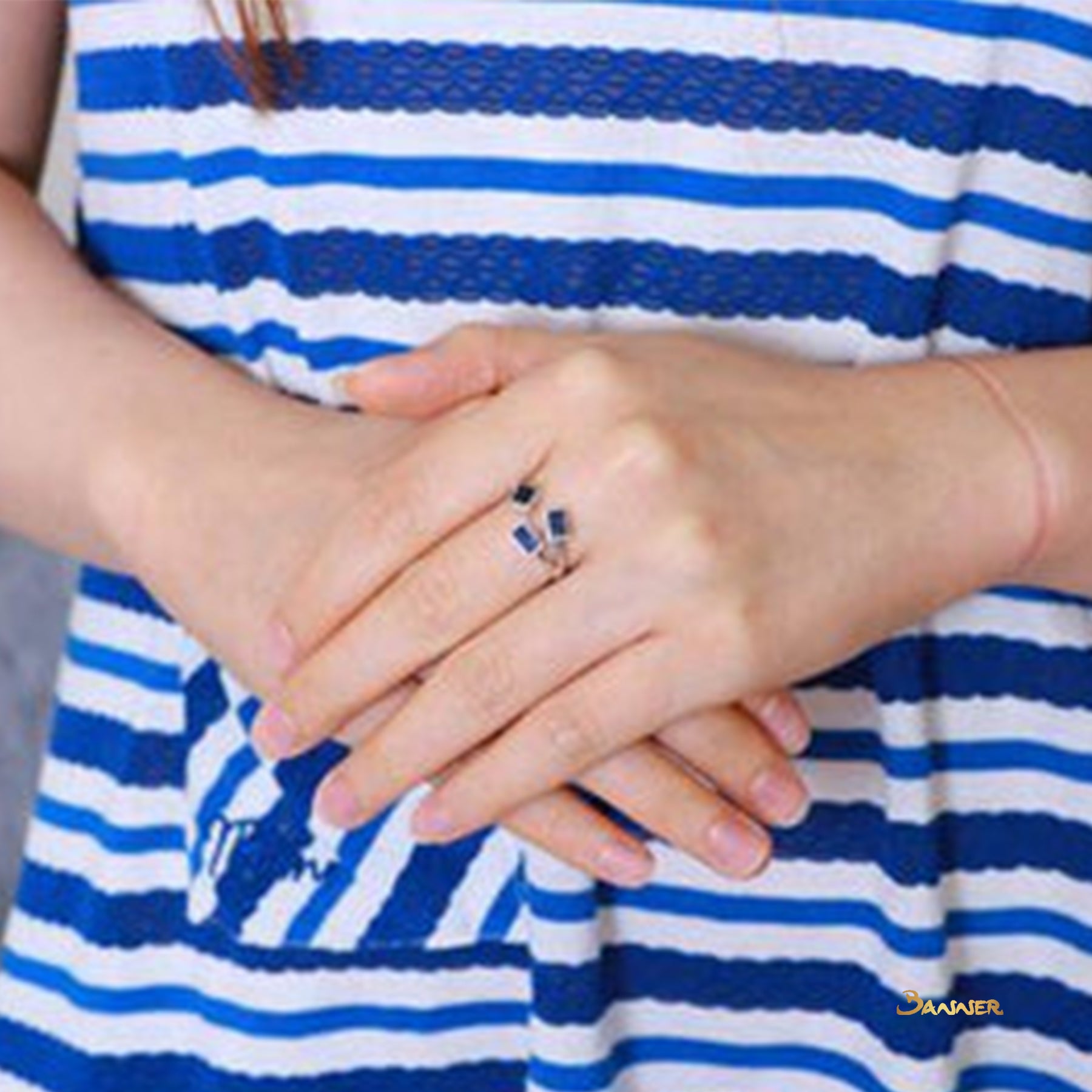 Emerald-cut Sapphire Ring