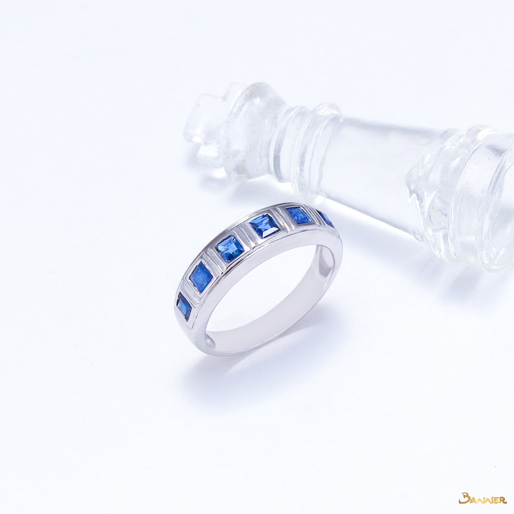 Emerald-cut Sapphire Ring