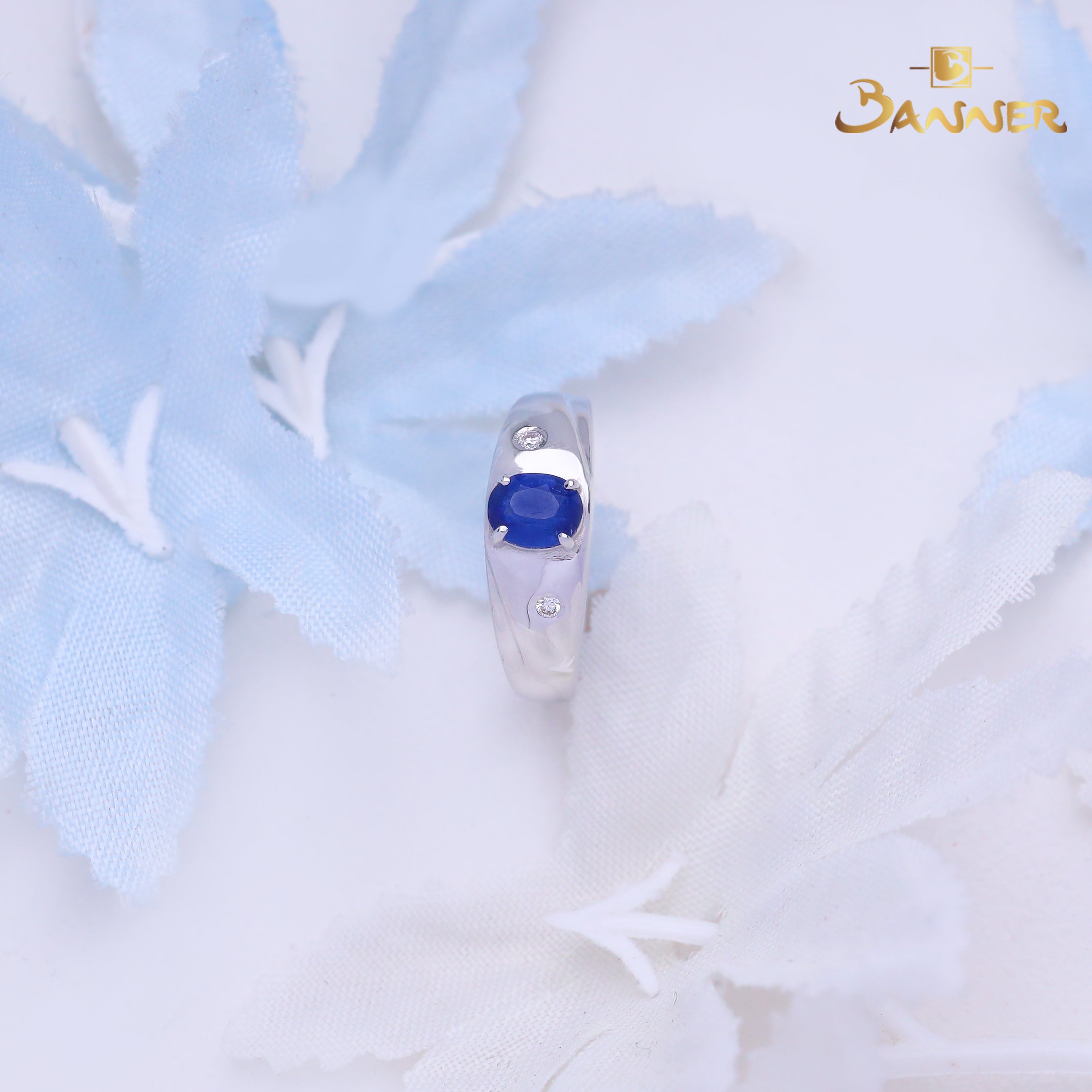 Sapphire and Diamond Ring