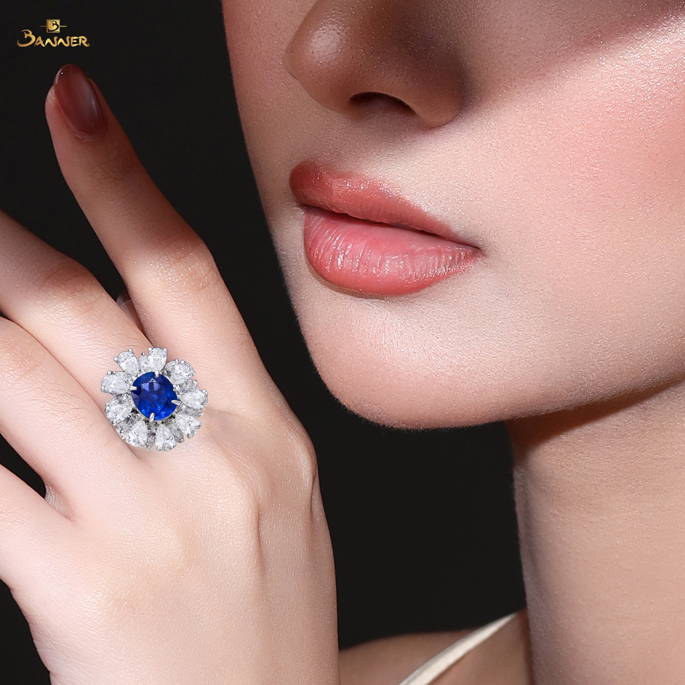 Sapphire and Diamond Ring