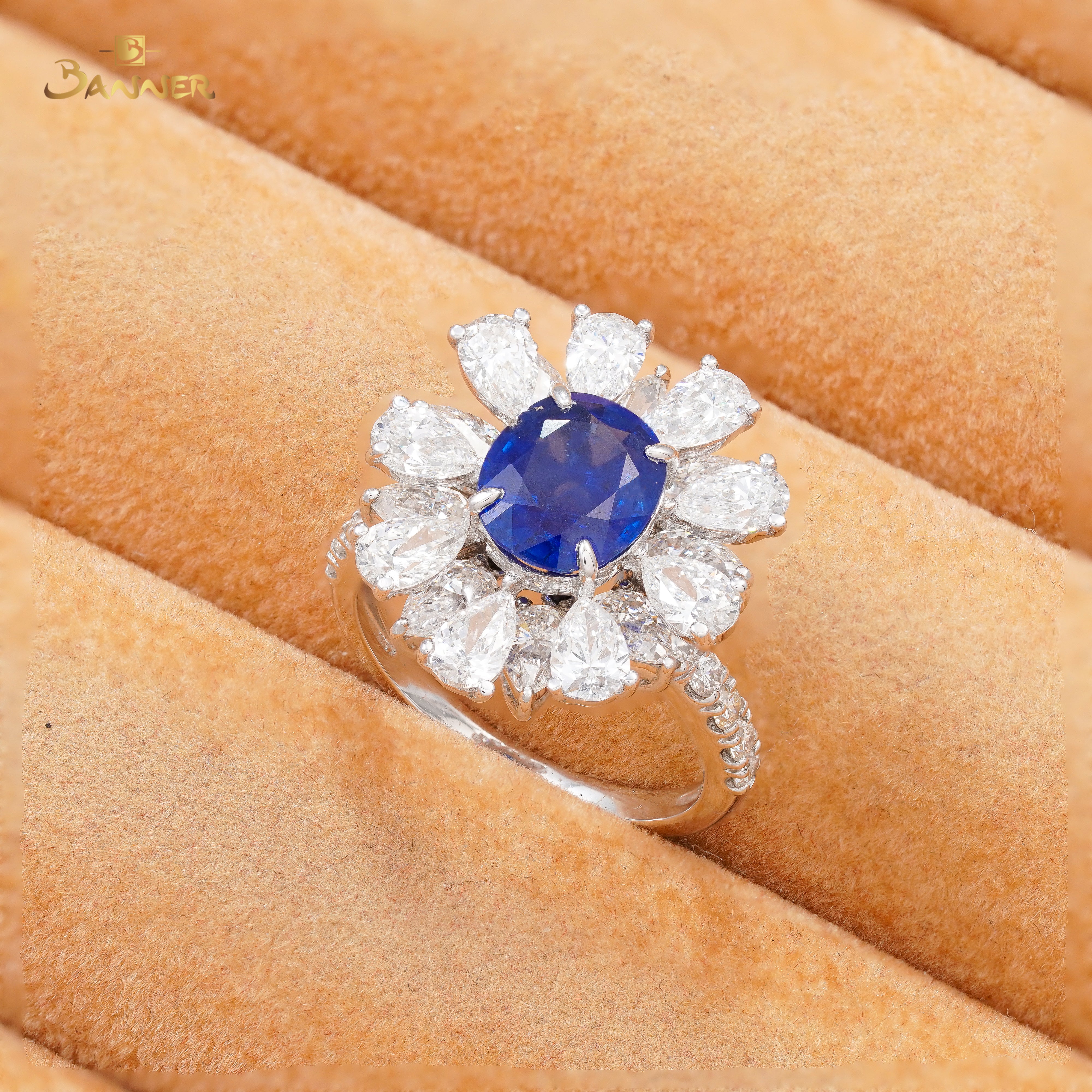 Sapphire and Diamond Ring