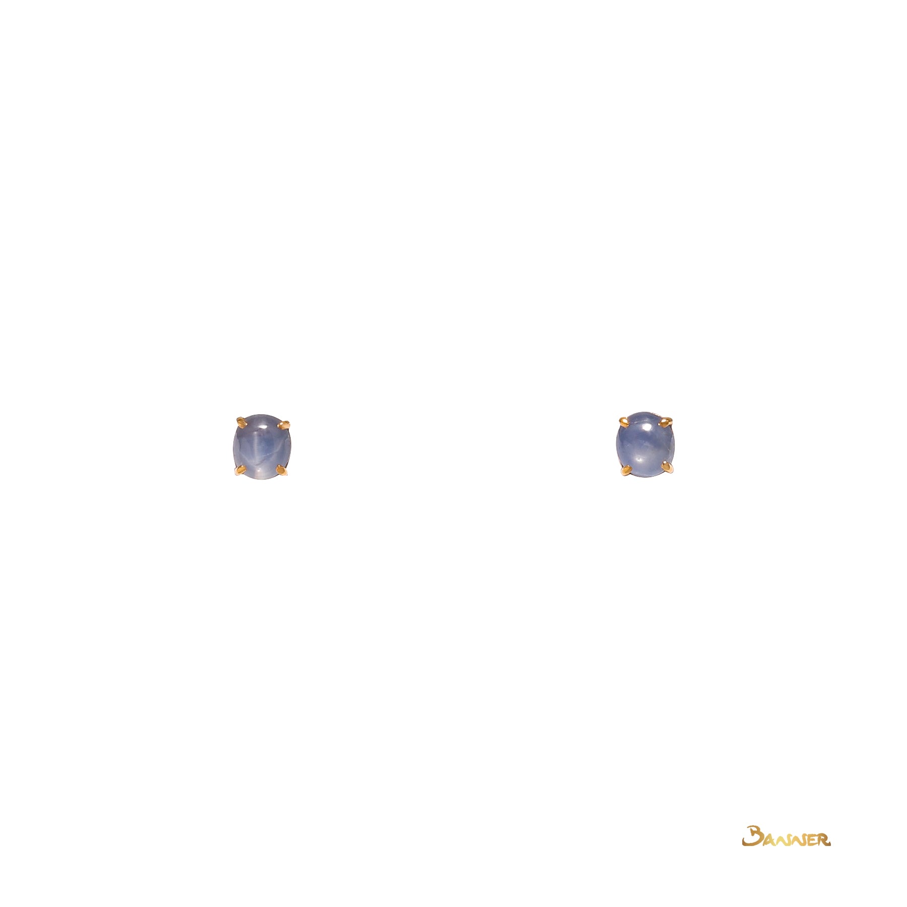 Star Sapphire 2-ways Dangling Earrings