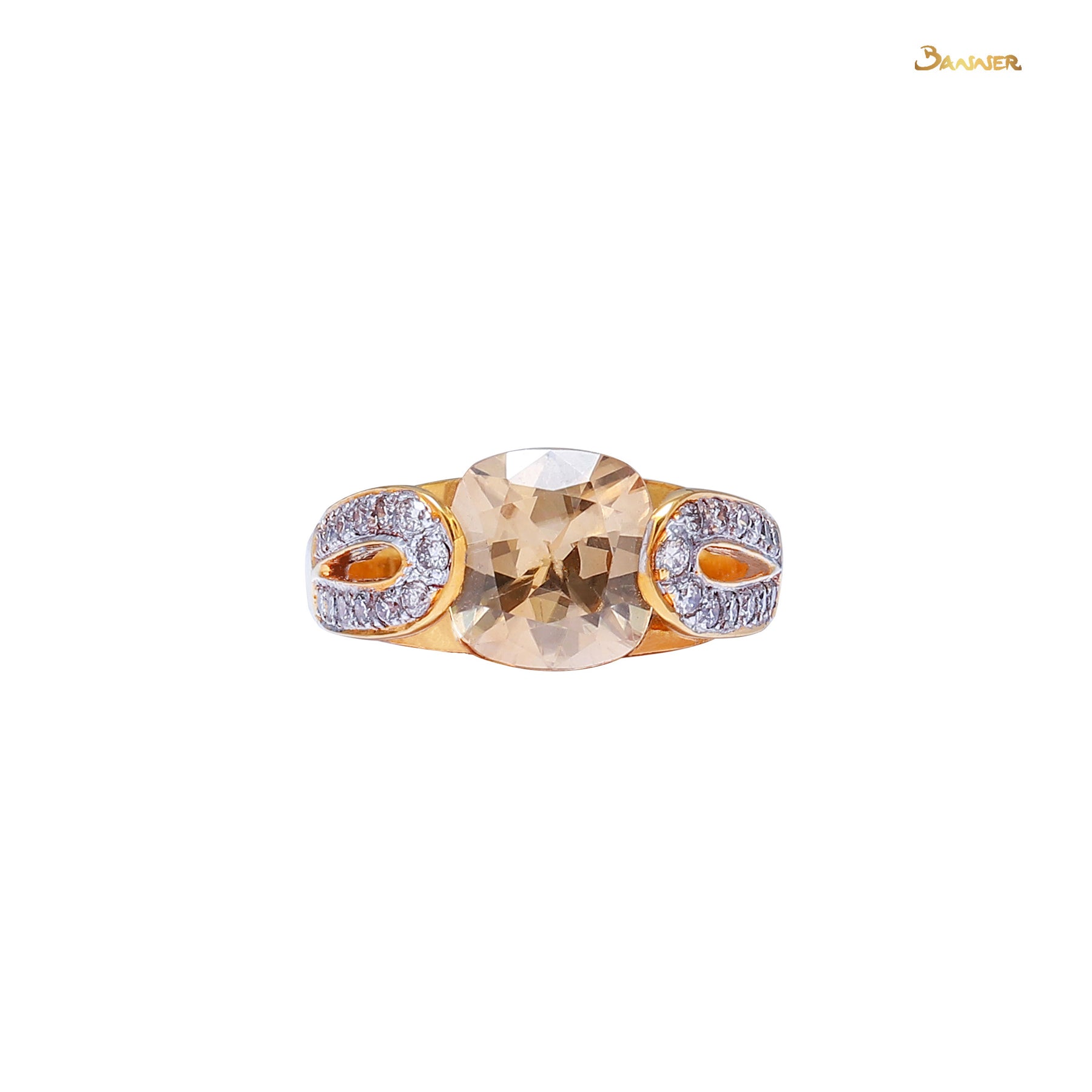 Zircon and Diamond Ring