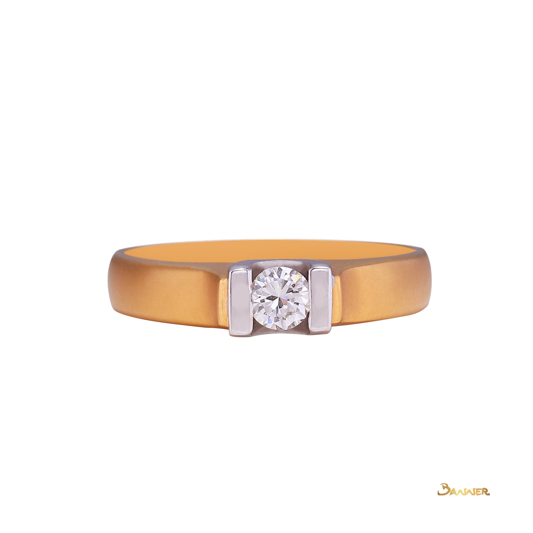 Diamond Tapered Ring