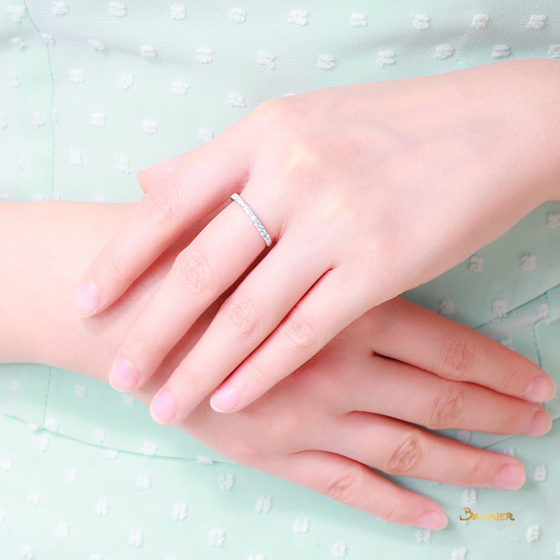 Diamond Pave Setting Ring (0.27 ct. t.w.) VVS Clarity