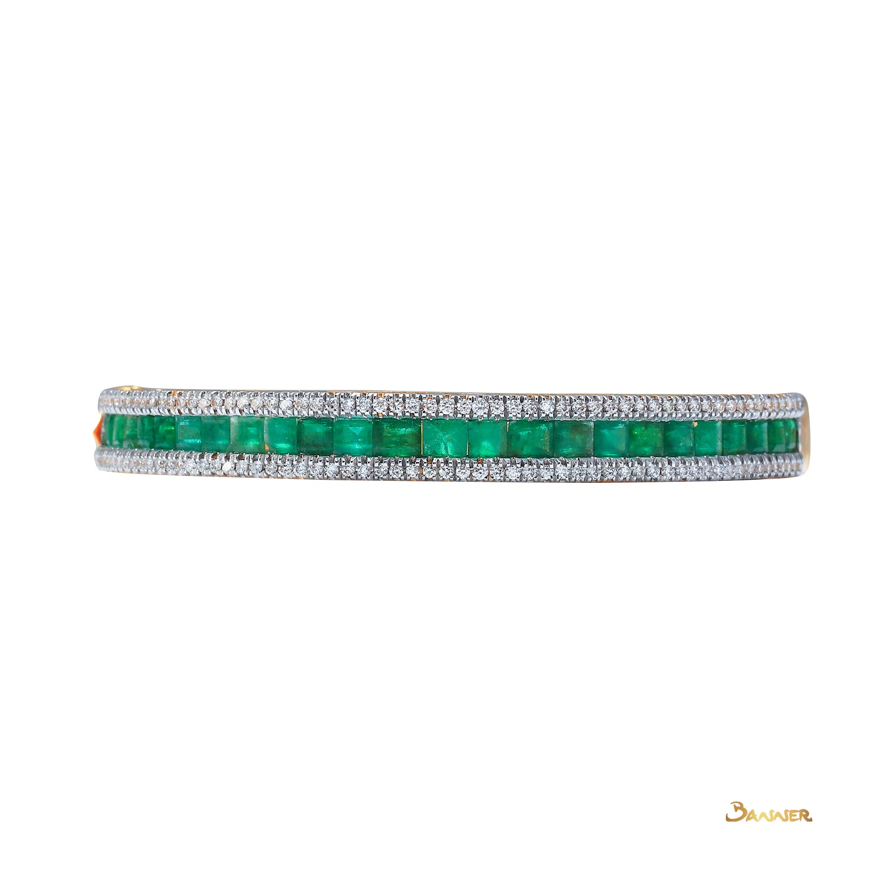 Emerald and Diamond Tier Bracelet