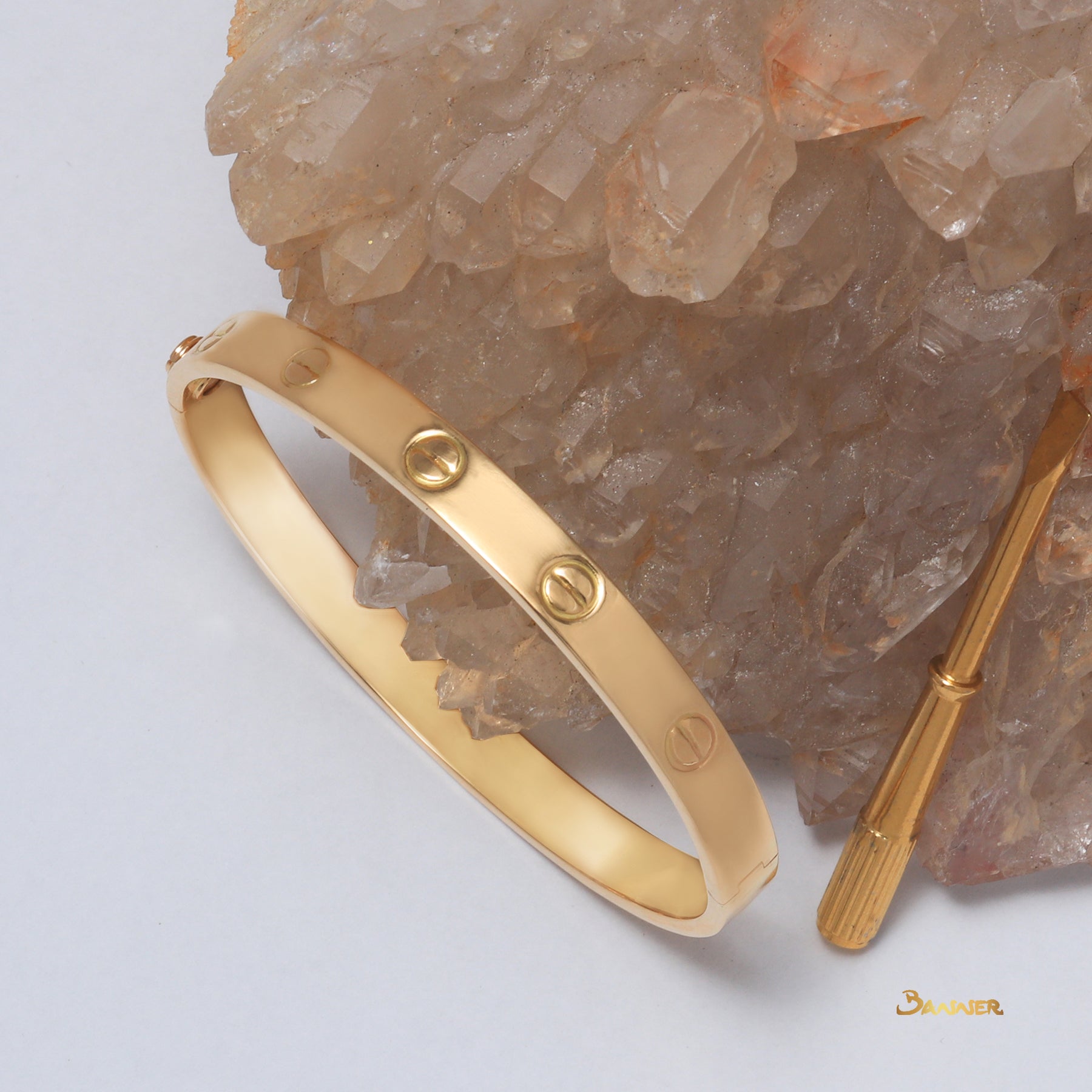 18k Yellow Gold Cartier Bracelet ( 16" , 17" & 19" )