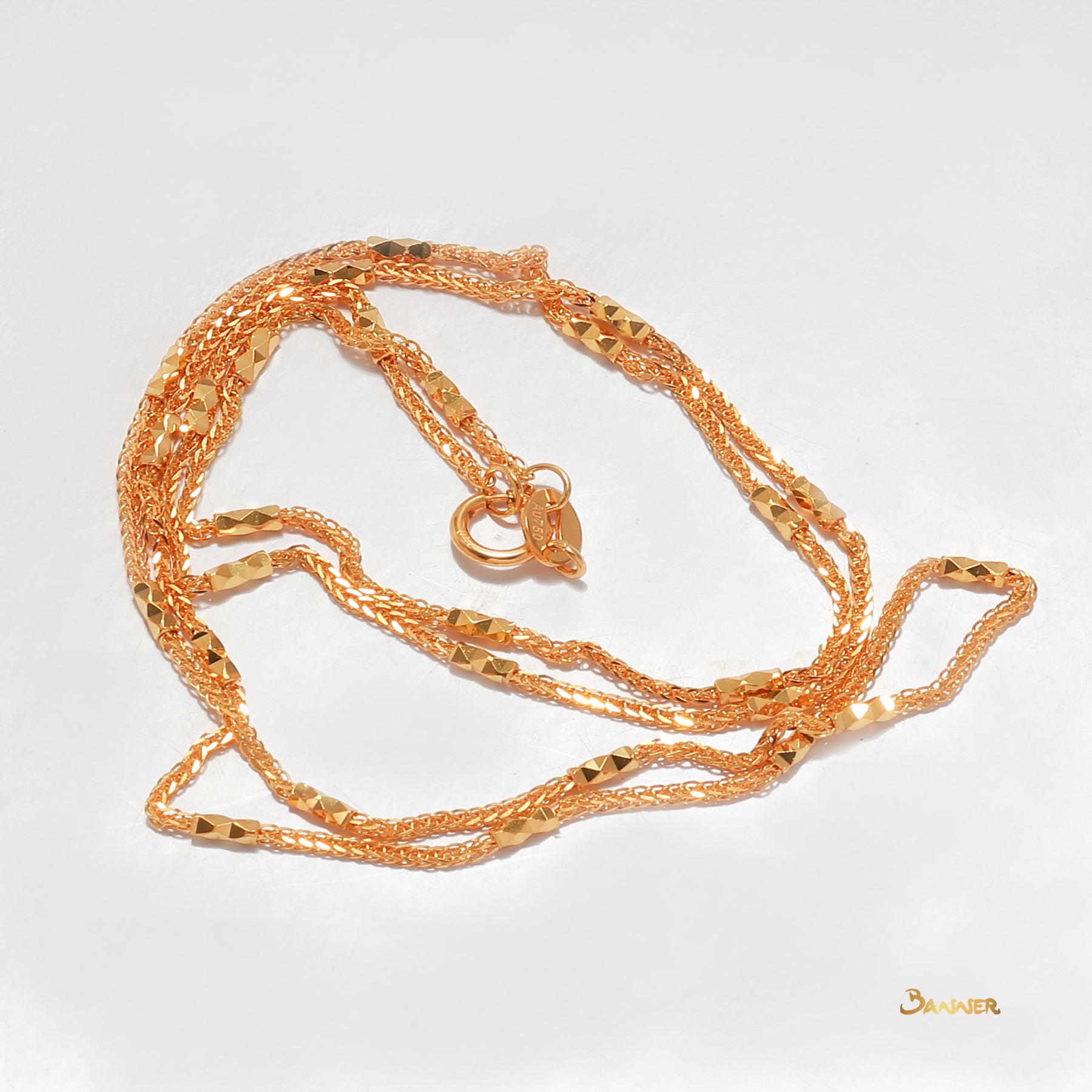 18k Yellow Gold Necklace (16")