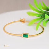 Emerald Solitaire Bracelet