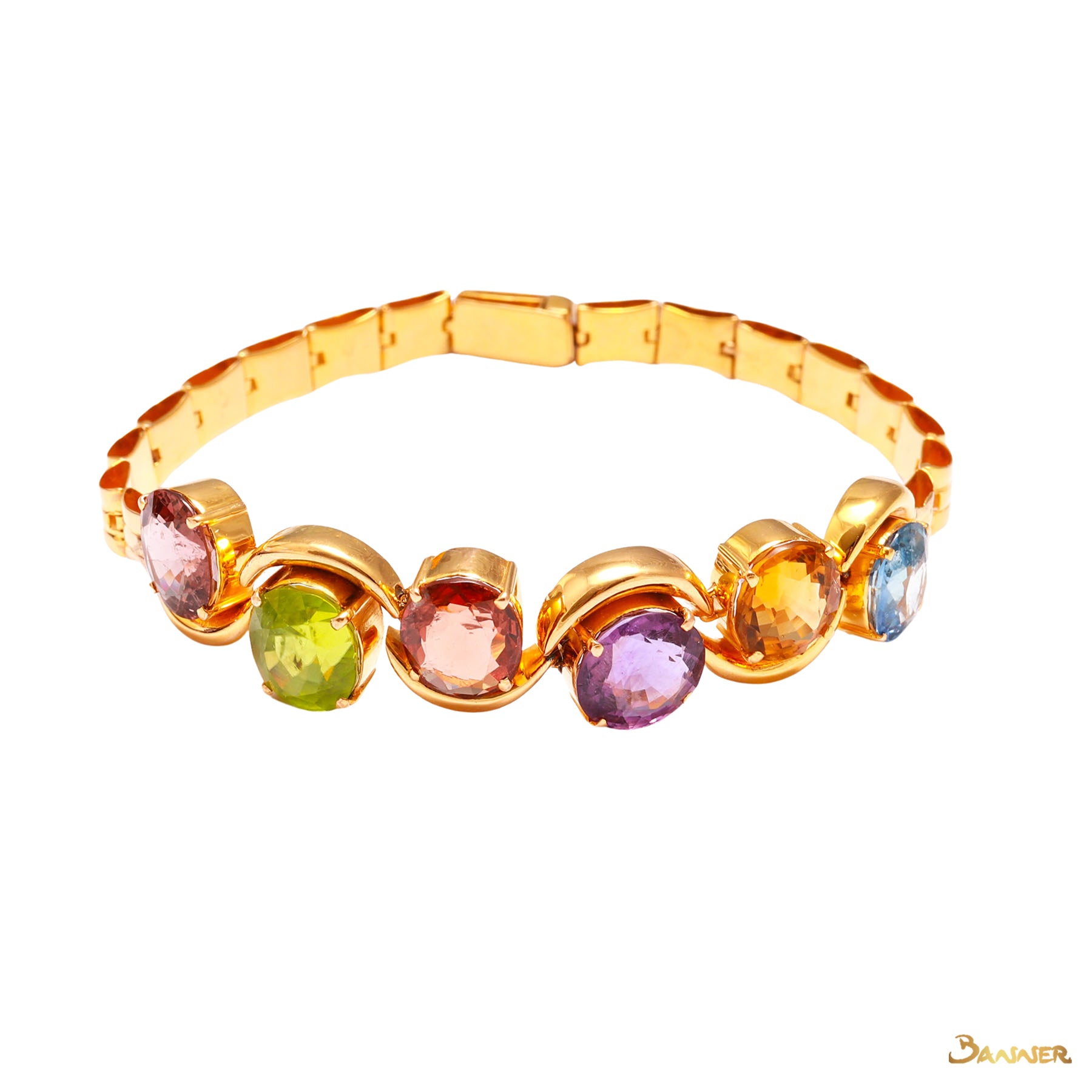 Multi-Colored Spinel Yae-Hlaing-Bracelet