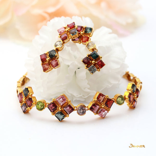 Multi-colored Spinel Set