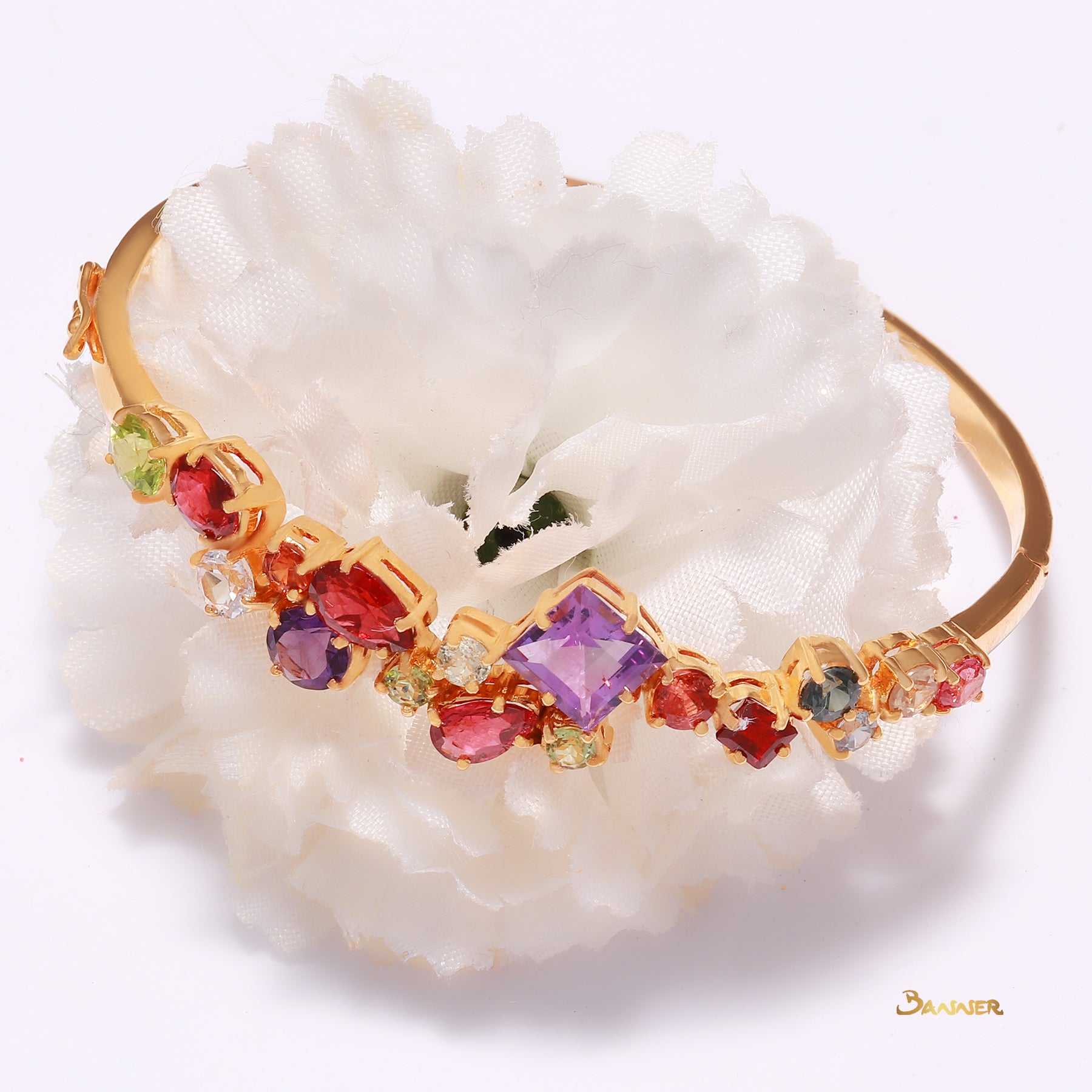 Multi-colored Spinel Bracelet