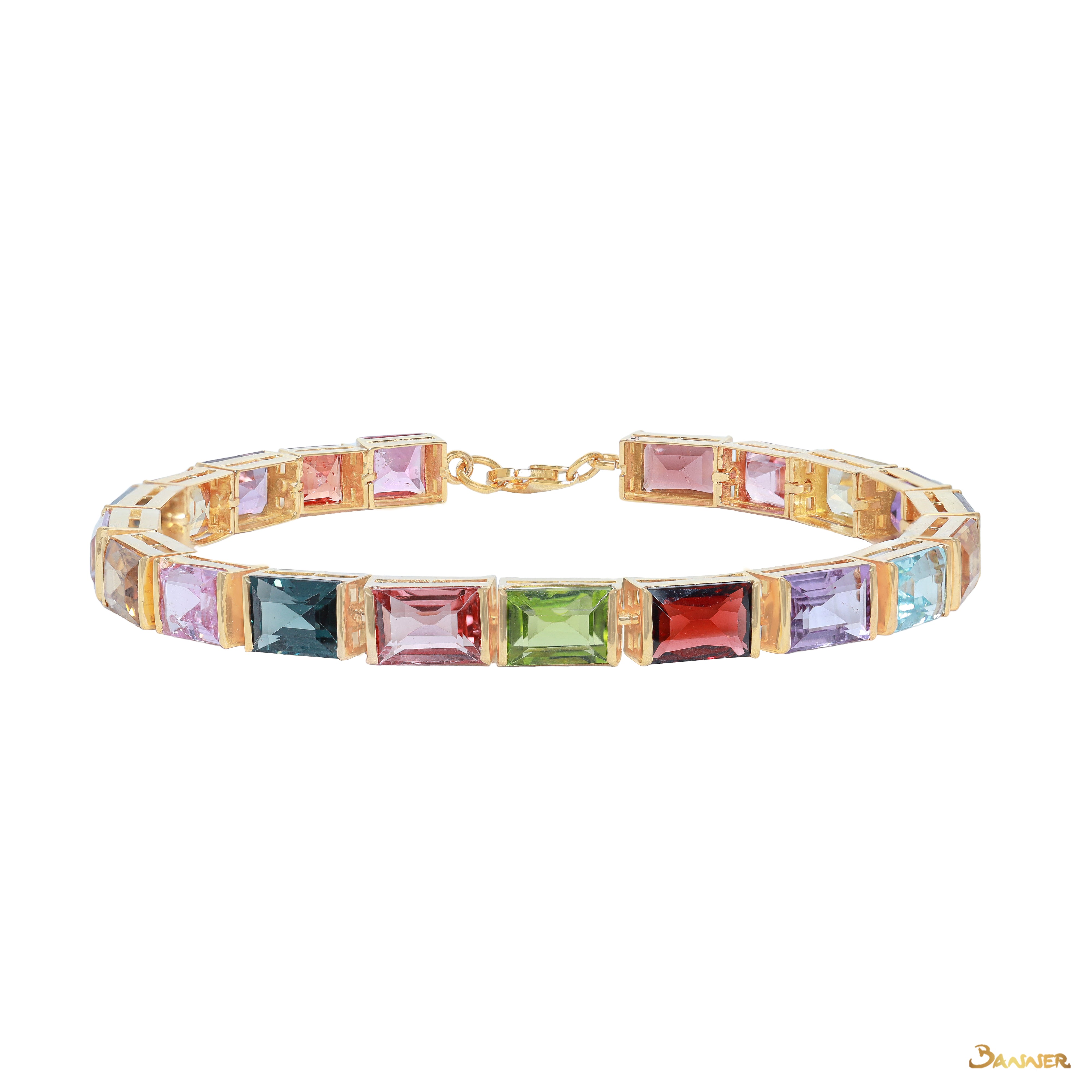 Multi-Colored Spinel Tennis Bracelet