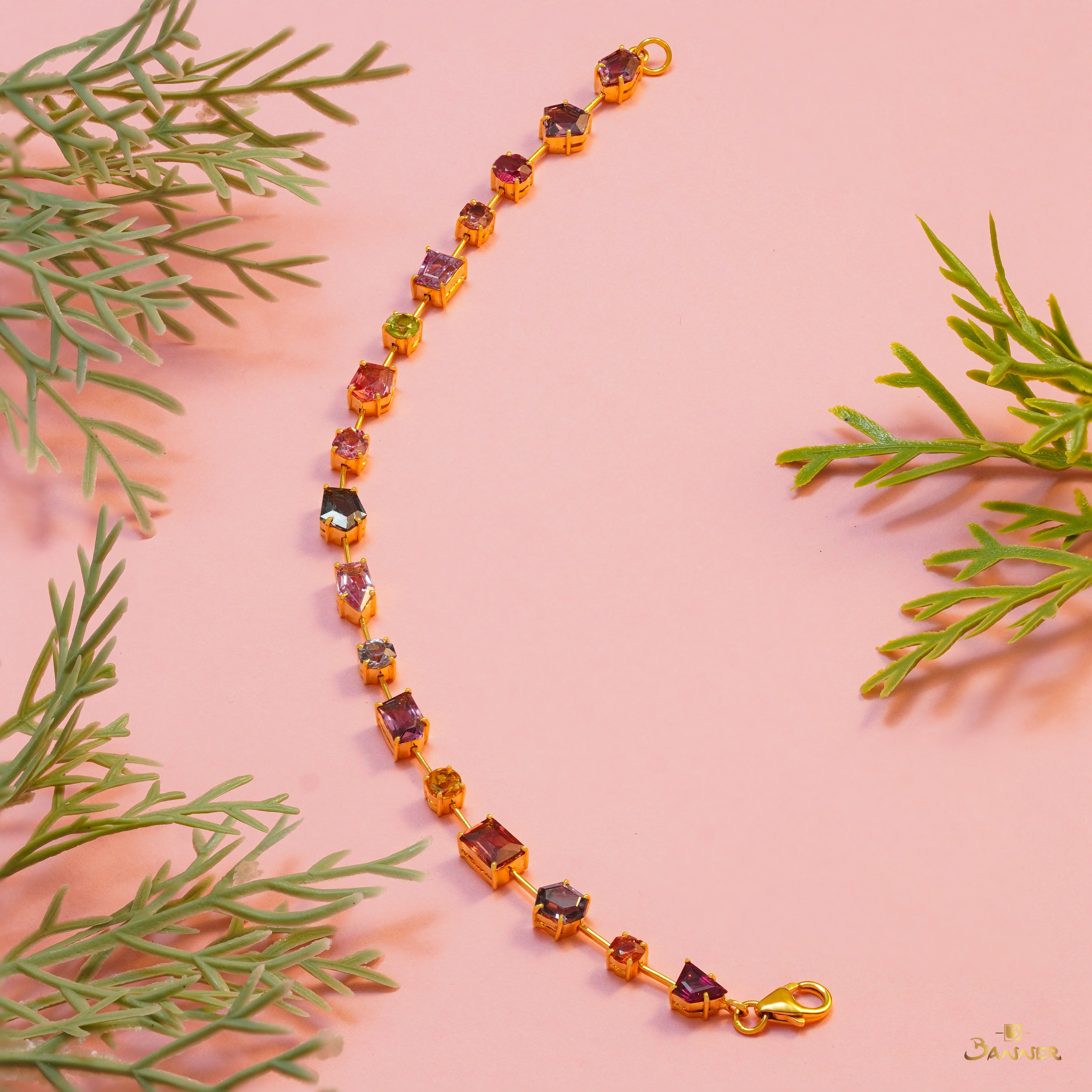 Multi-Colored Spinel Bracelet
