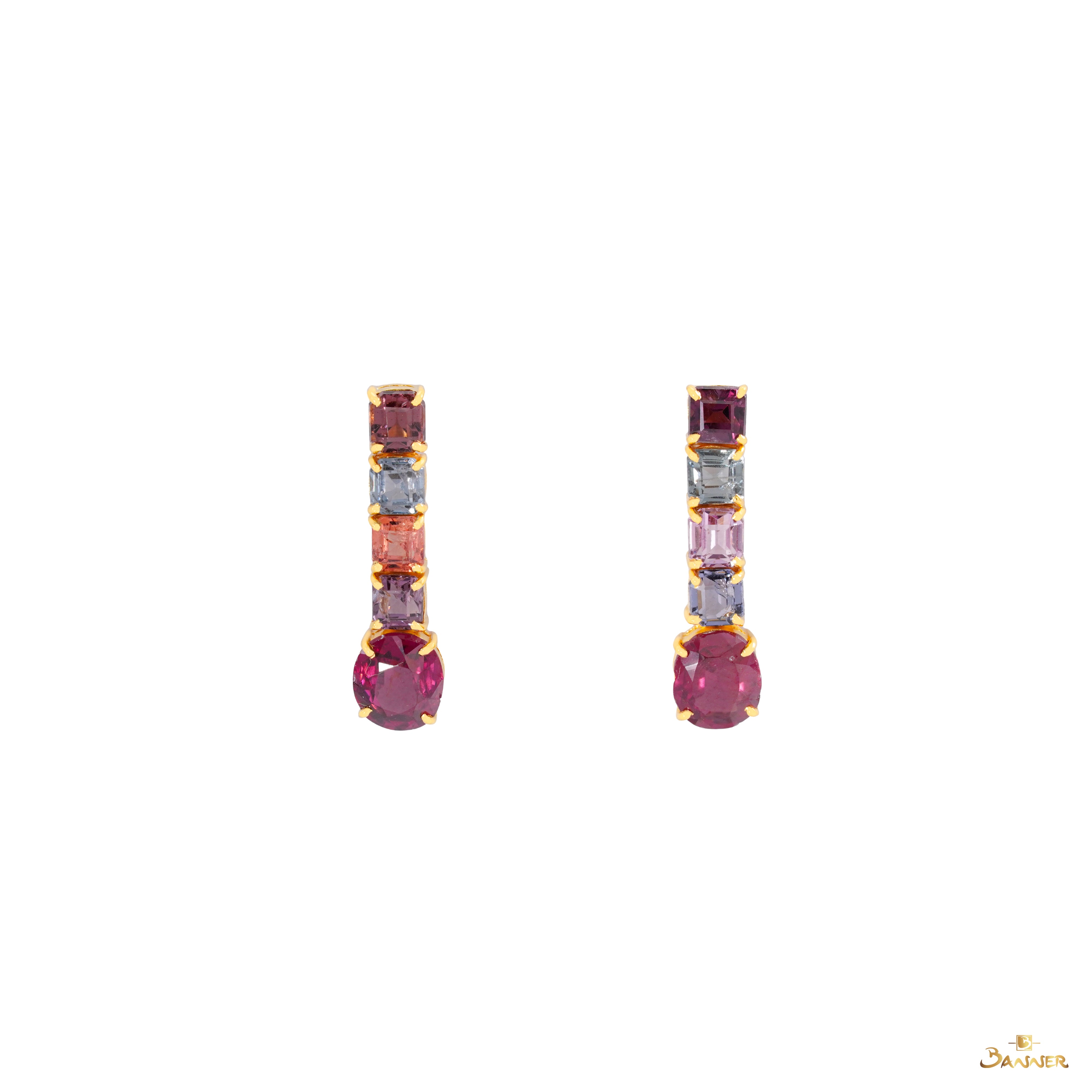 Spinel Tennis Aurora Earrings