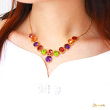 Multi-Colored Spinel Yae-Hlaing-Necklace