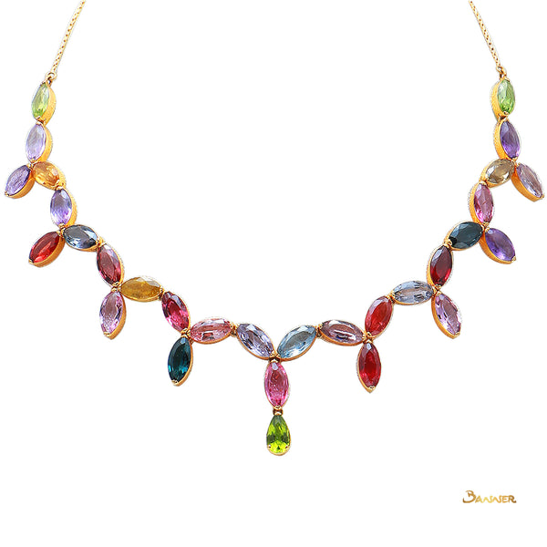 Multi-Colored Spinel Thit-Ywat Necklace