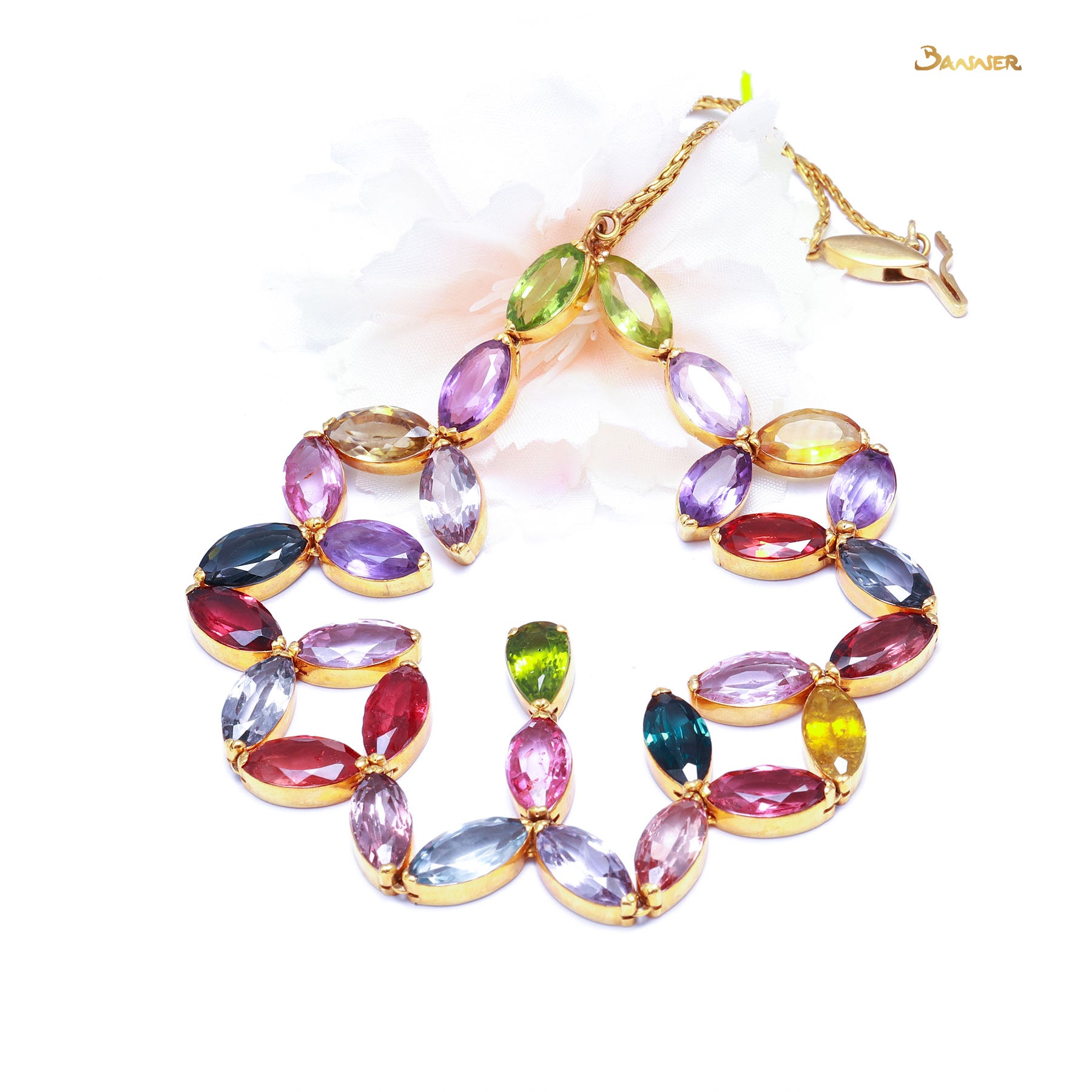 Multi-Colored Spinel Thit-Ywat Necklace