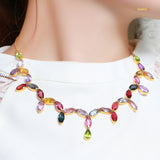Multi-Colored Spinel Thit-Ywat Necklace