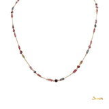 Multi-color Spinel Opera Necklace (27 inches)
