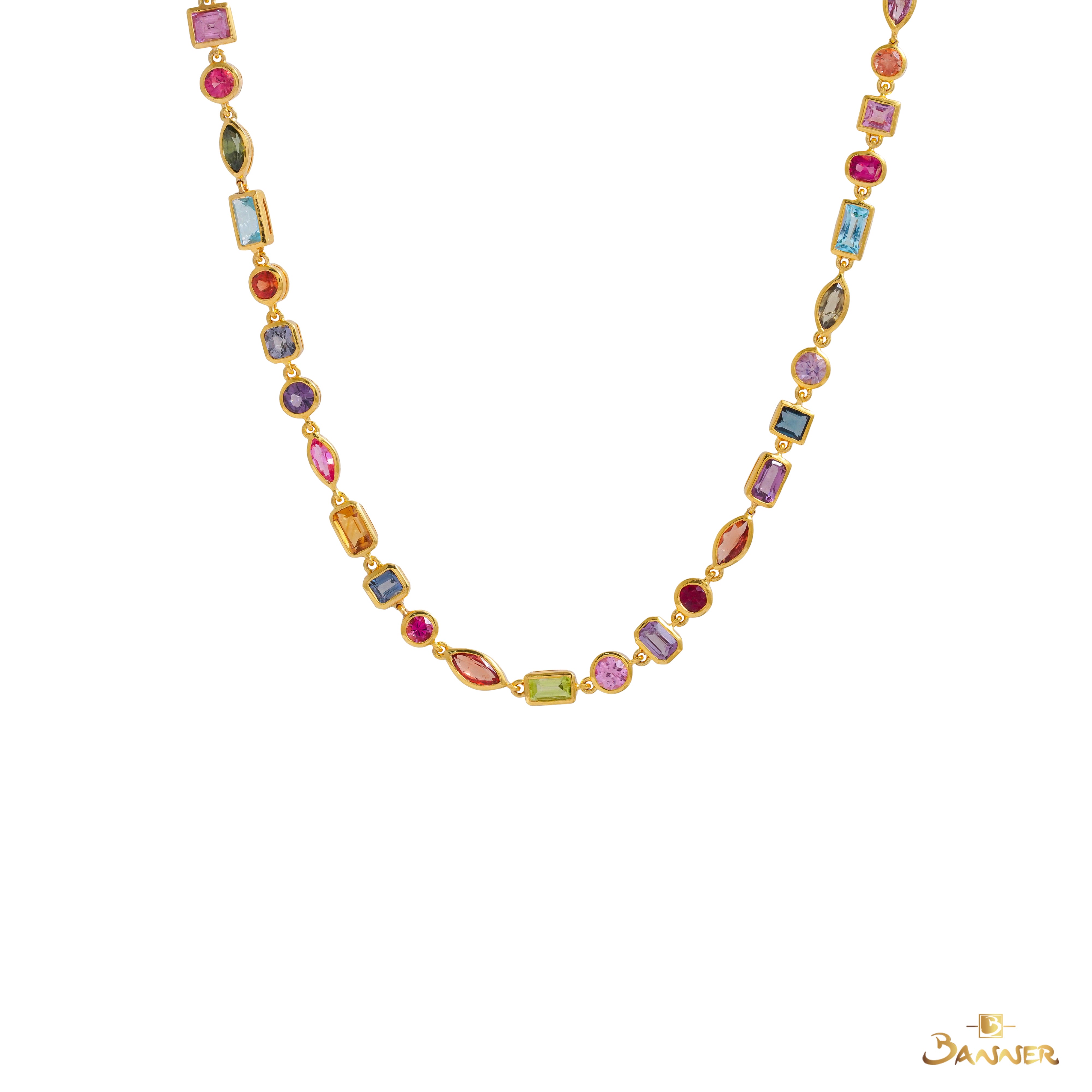 Multi-Colored Spinel Necklace