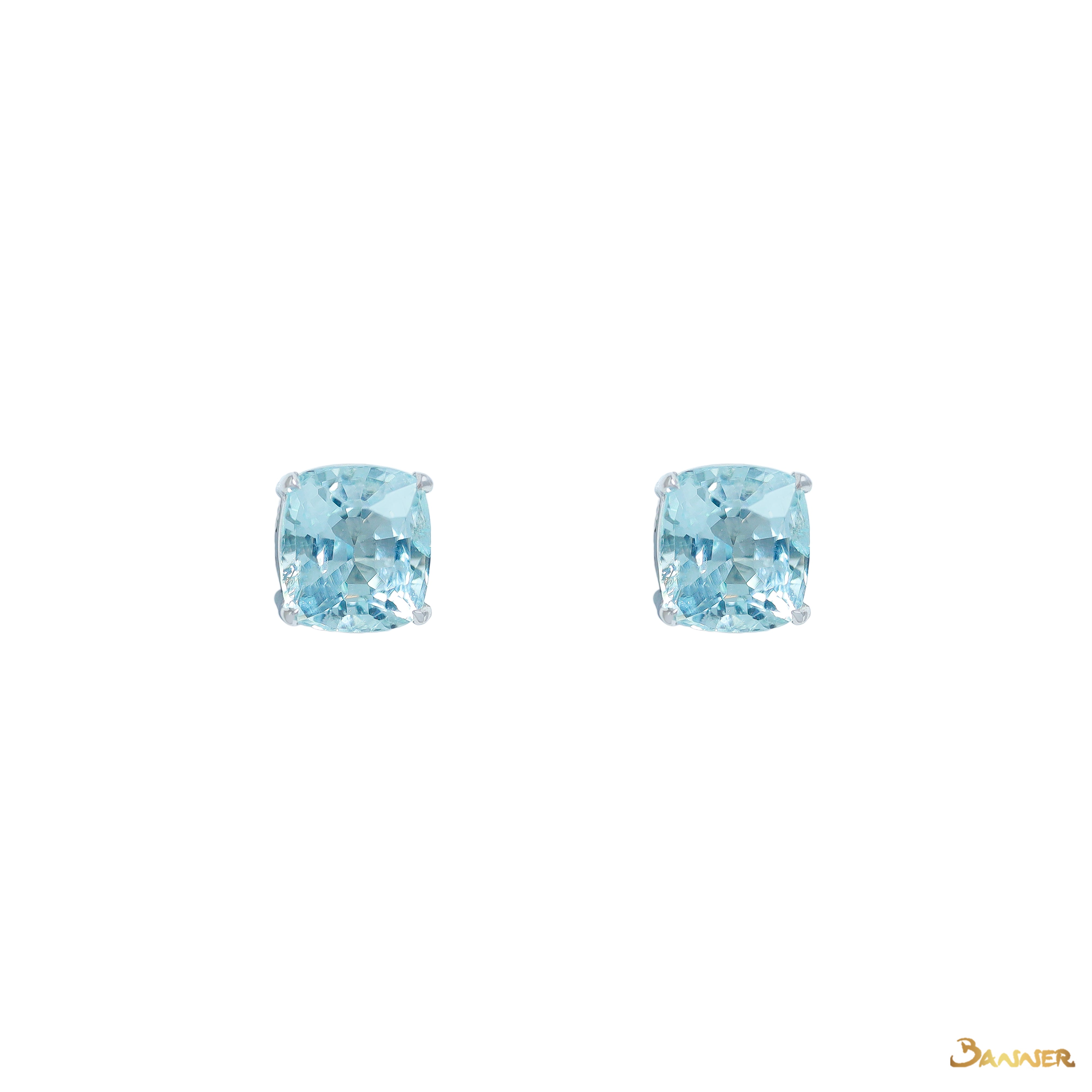 Aquamarine Stud Earrings