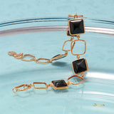 Black Jade Light-weight Bracelet ( 5 stones)