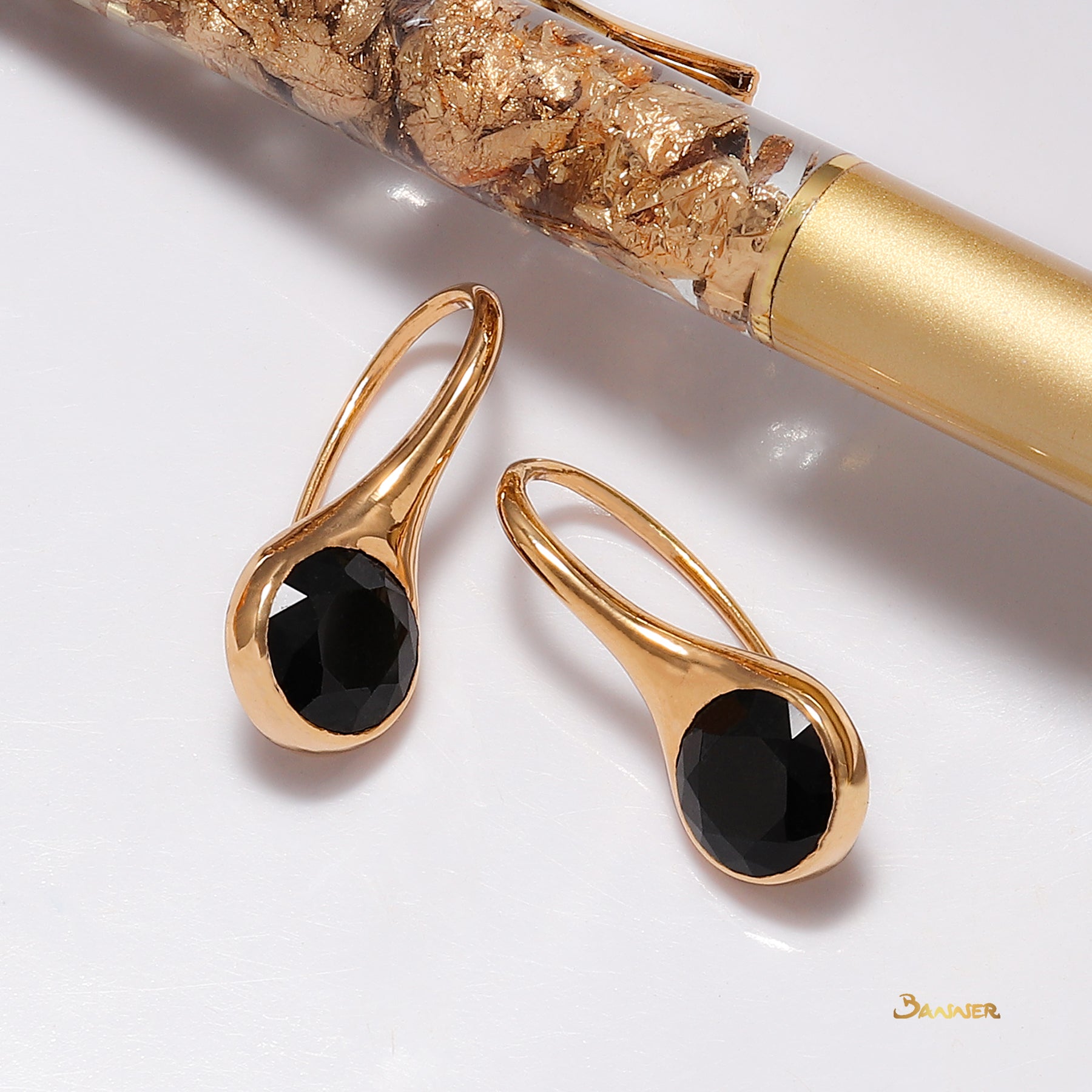 Black Jade Earrings