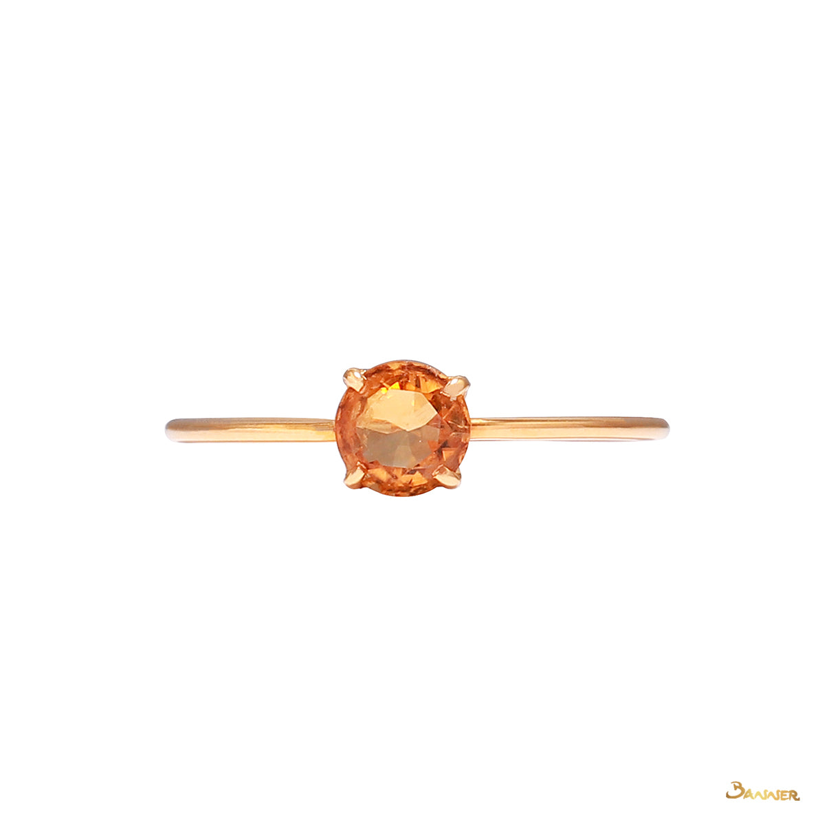 Citrine Solitaire Ring