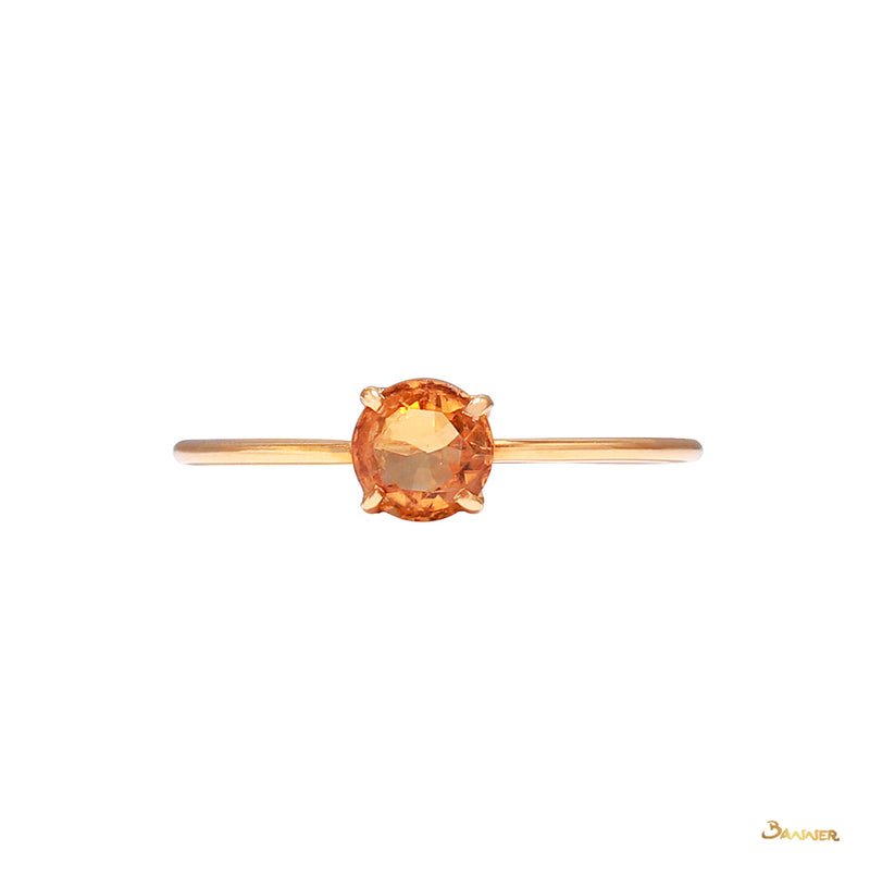 Citrine Solitaire Ring