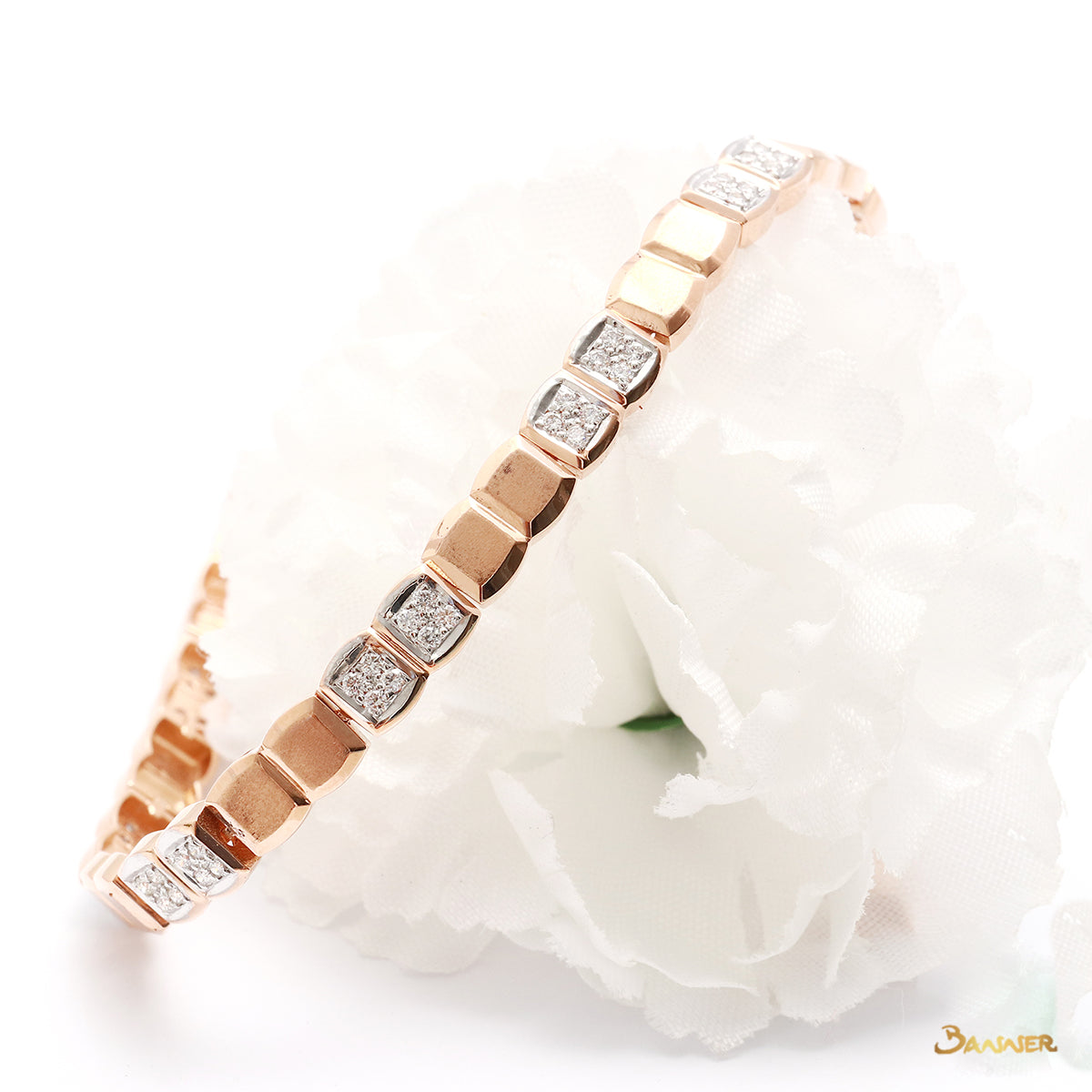 Diamond station bracelet