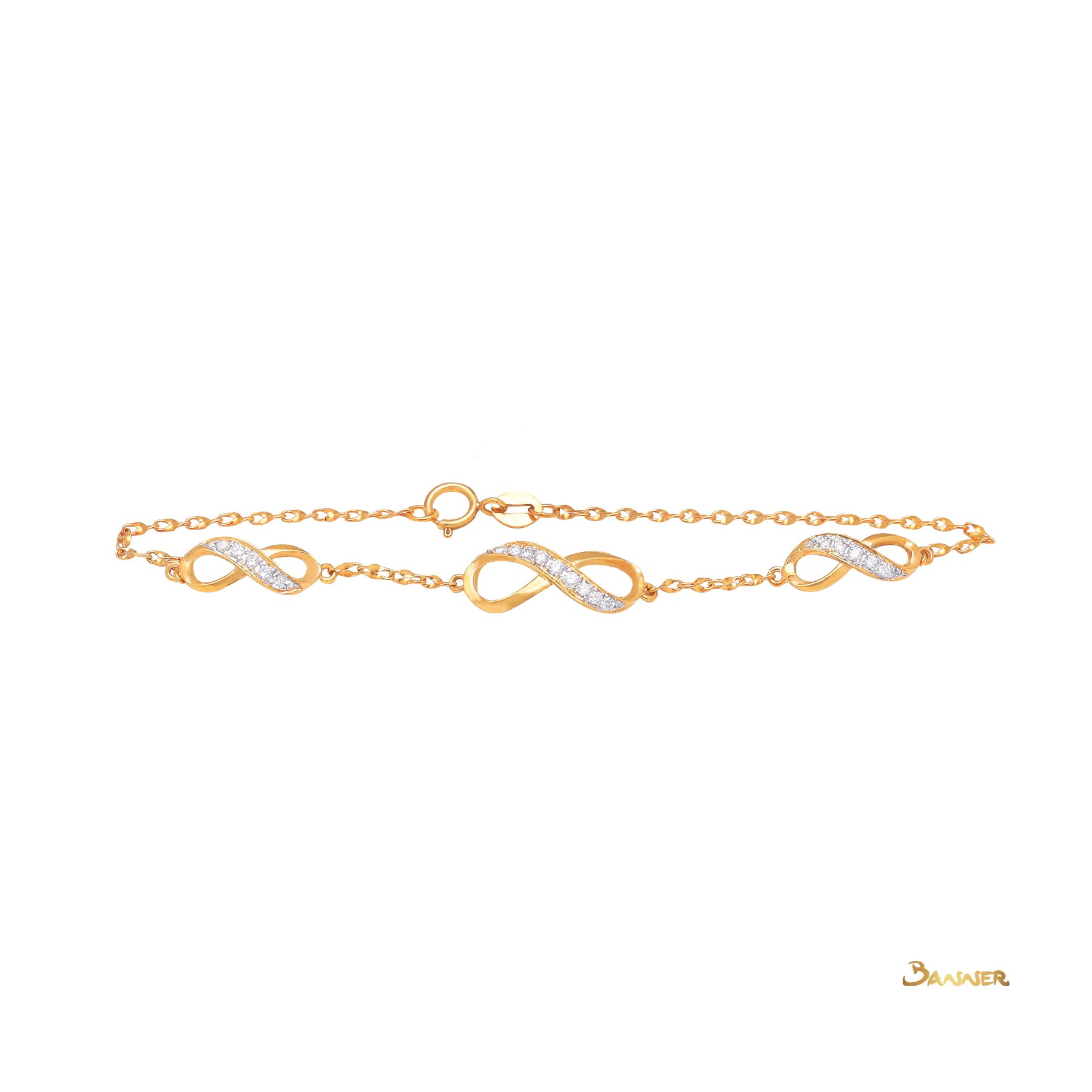 Diamond Infinity Bracelet (B)