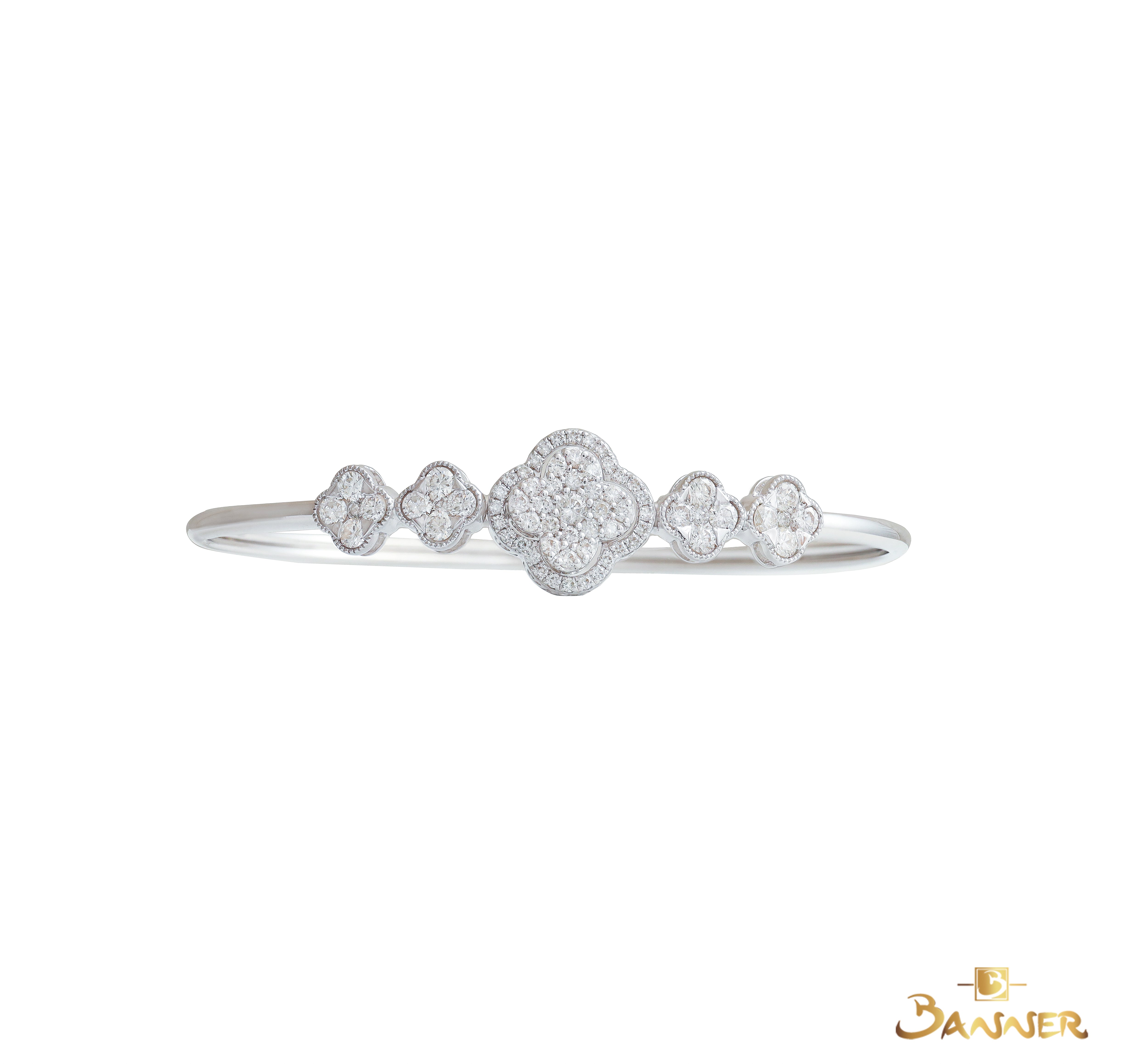 Diamond Clover 2-way Bracelet