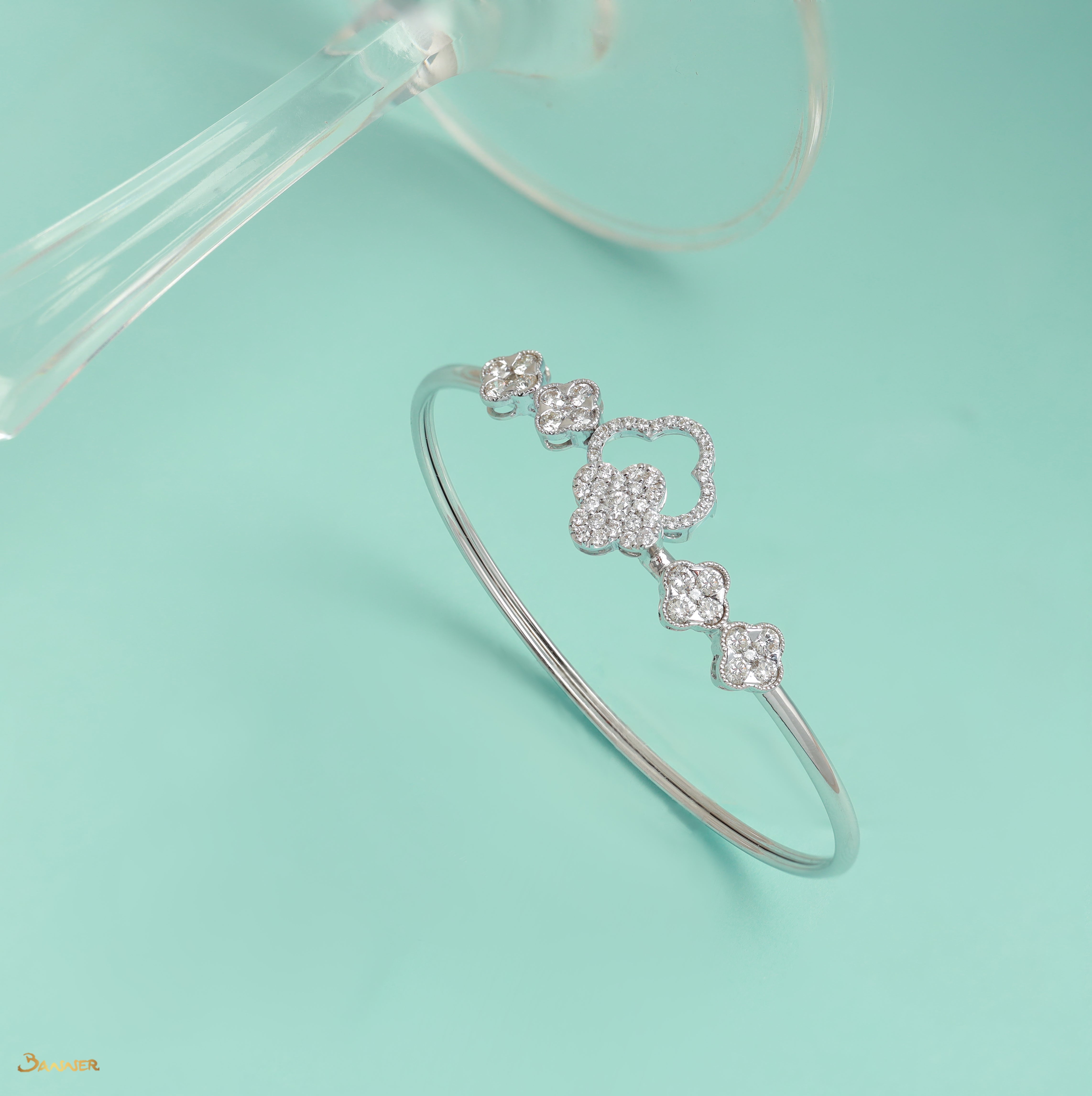 Diamond Clover 2-way Bracelet