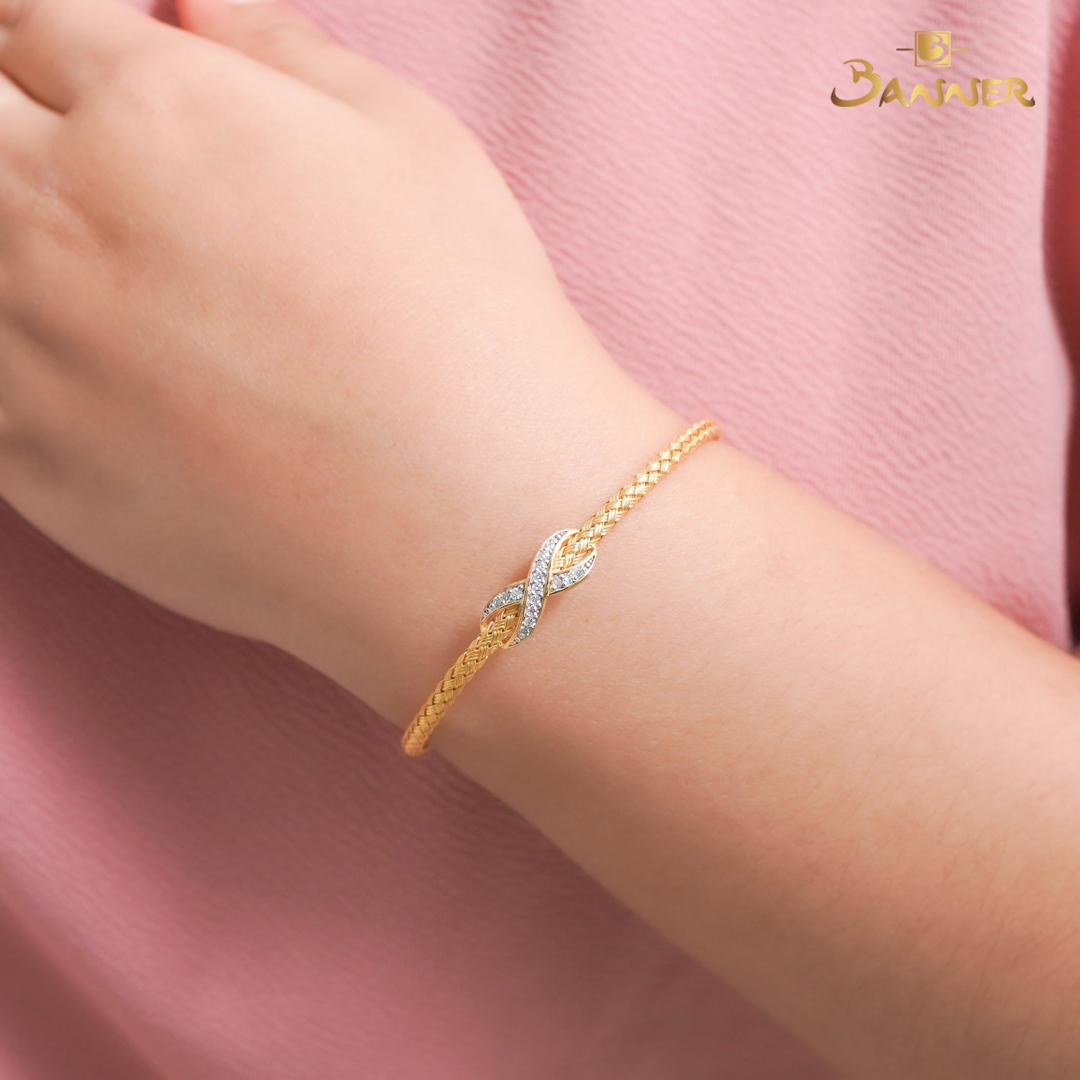 Diamond Infinity Bracelet (B)