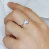 Diamond Clover Ring