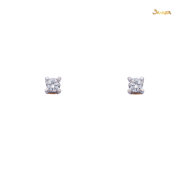 Diamond Stud Earrings ( 0.46 c.t t.w. )