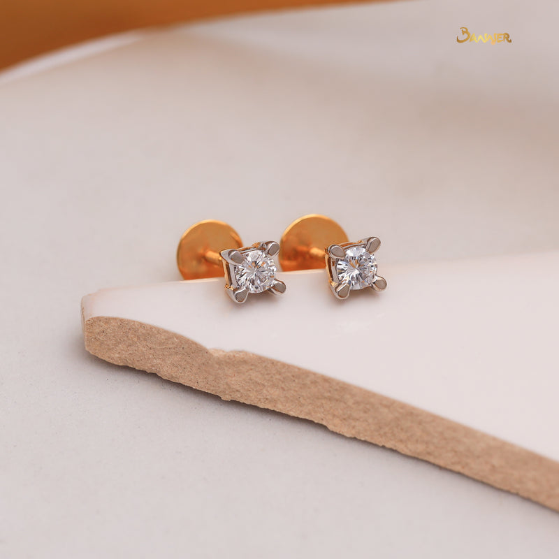 Diamond Stud Earrings ( 0.31 c.t t.w. )