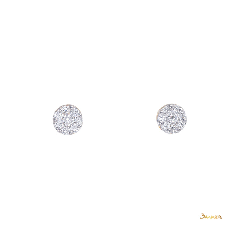 Diamond Invisible Earrings