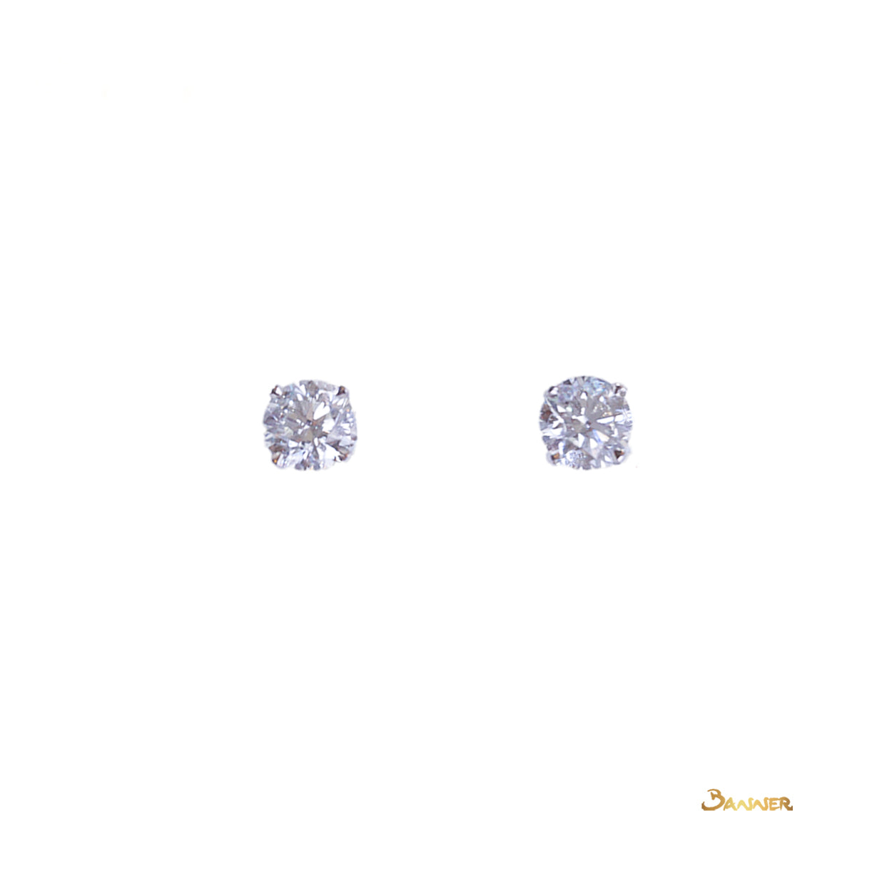 Diamond Solitaire Earrings