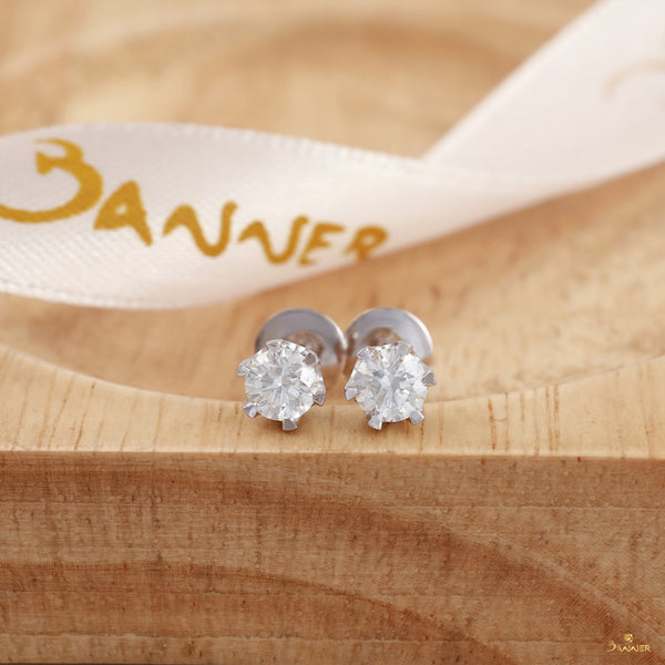 Diamond GIA 0.51 carats Earring