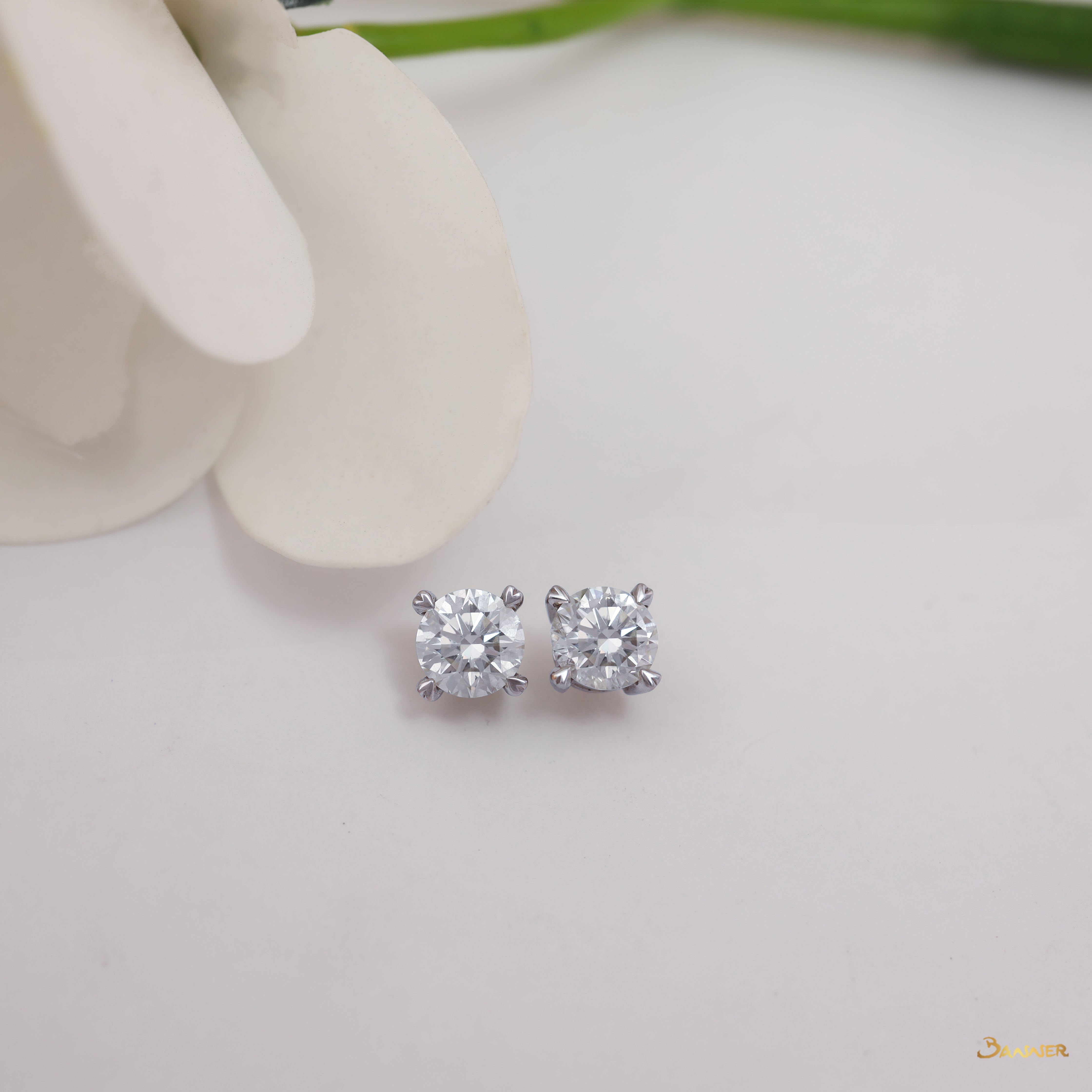 Diamond GIA Stud Earrings