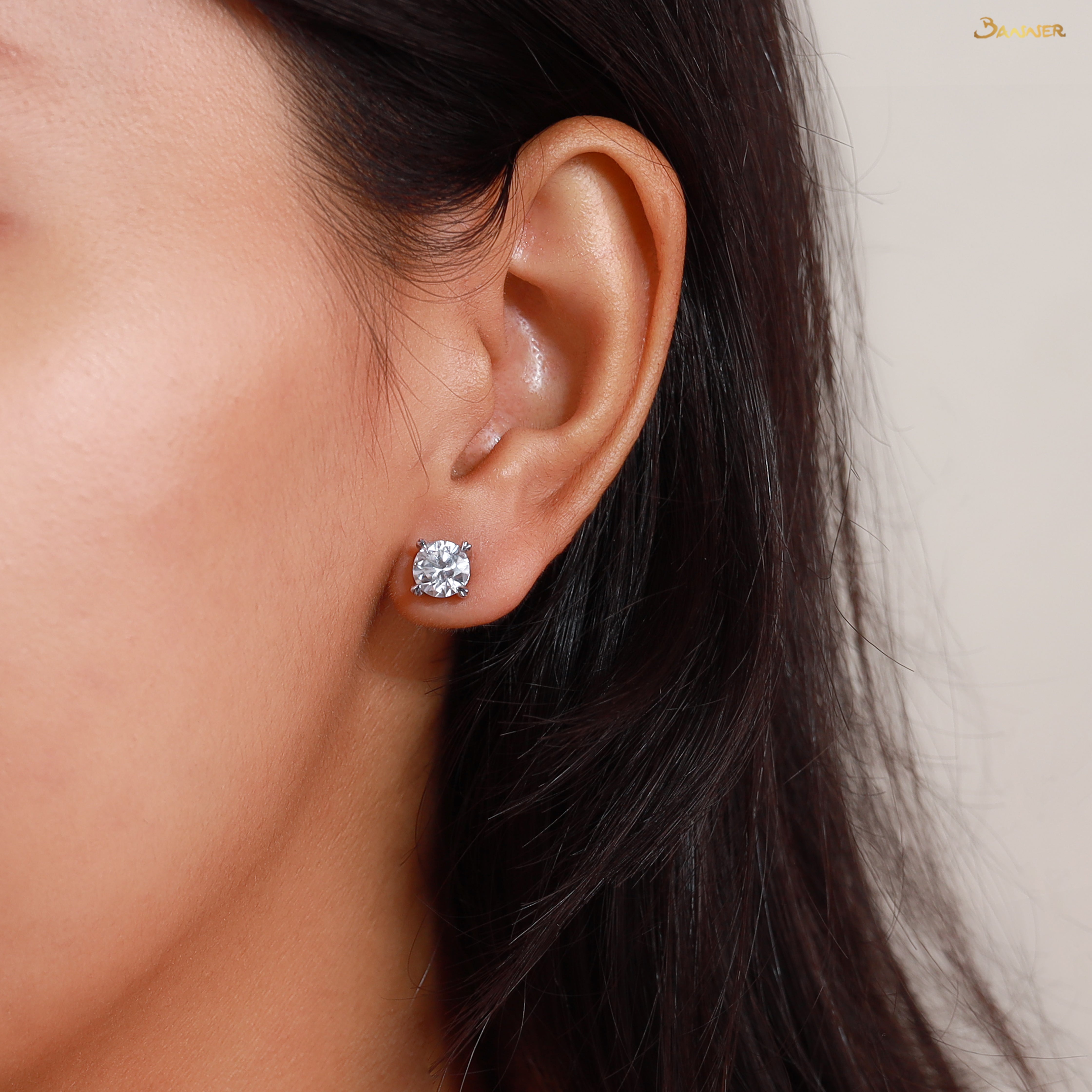 Diamond GIA Stud Earrings