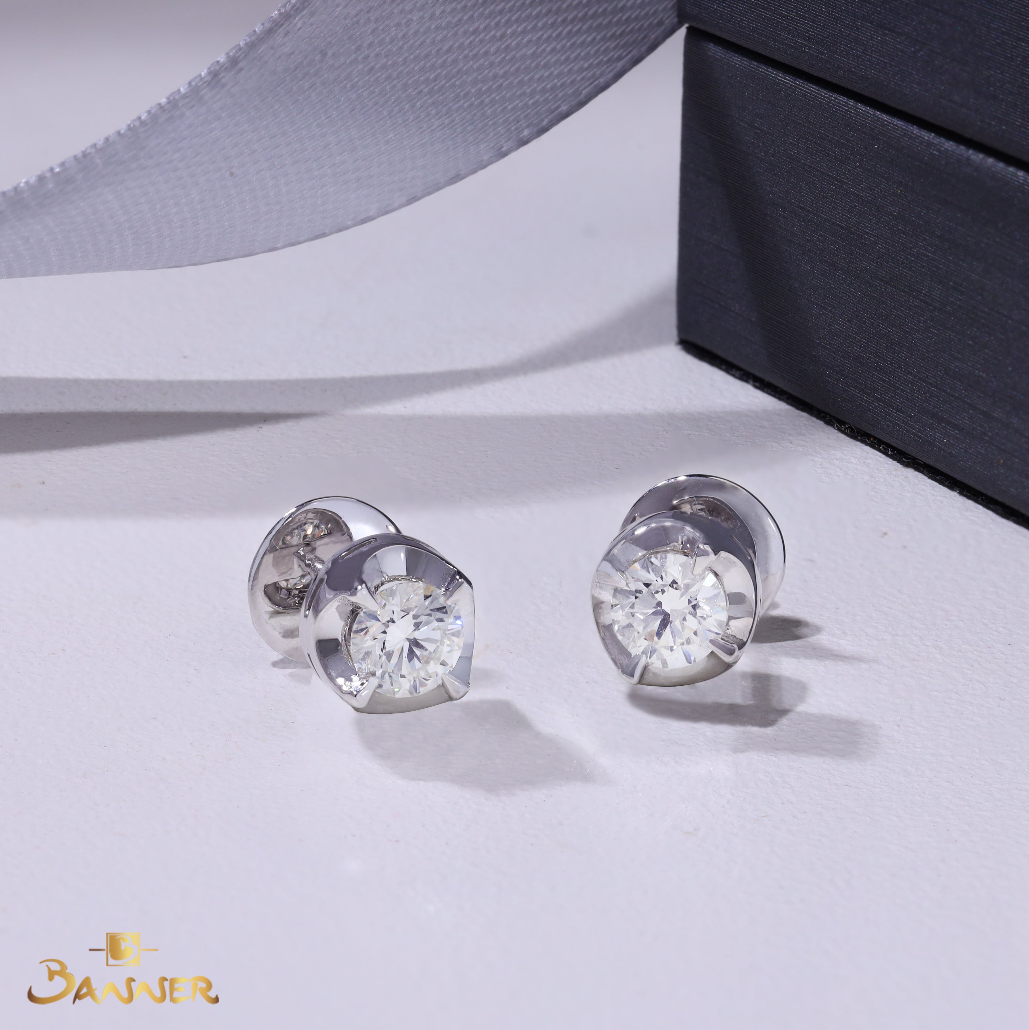 Diamond GIA Stud Earrings