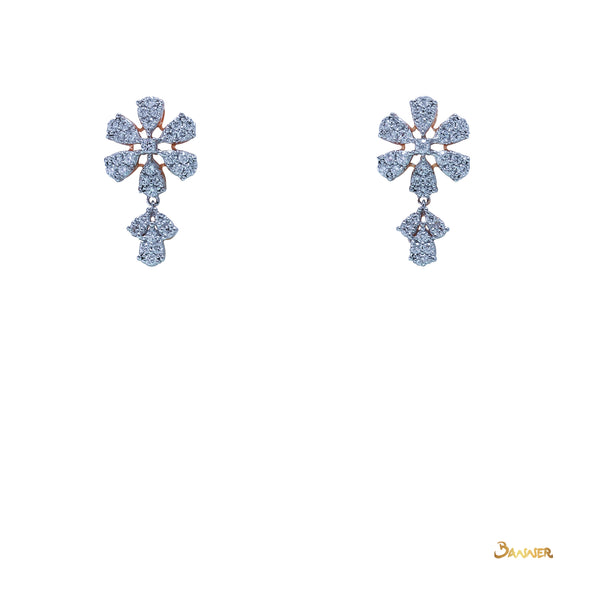 Diamond Thit-khet Earrings(0.87 ct. t.w.)