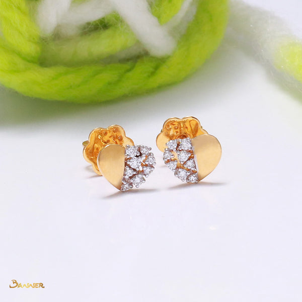 Diamond Love Earrings(B)